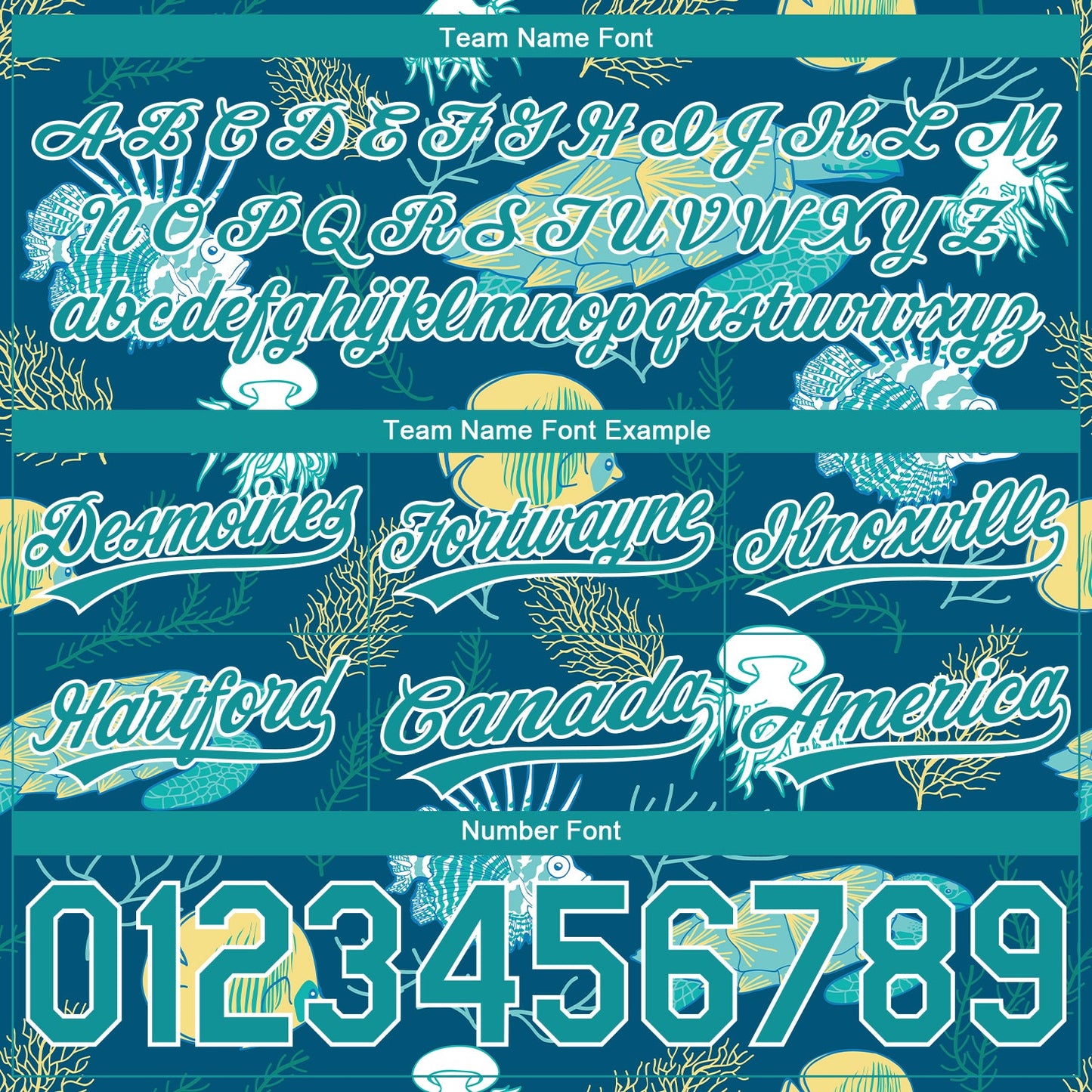 Custom Midnight Green Teal-White 3D Pattern Aquatic Plants And Sea Turtles Authentic Basketball Shorts view 3