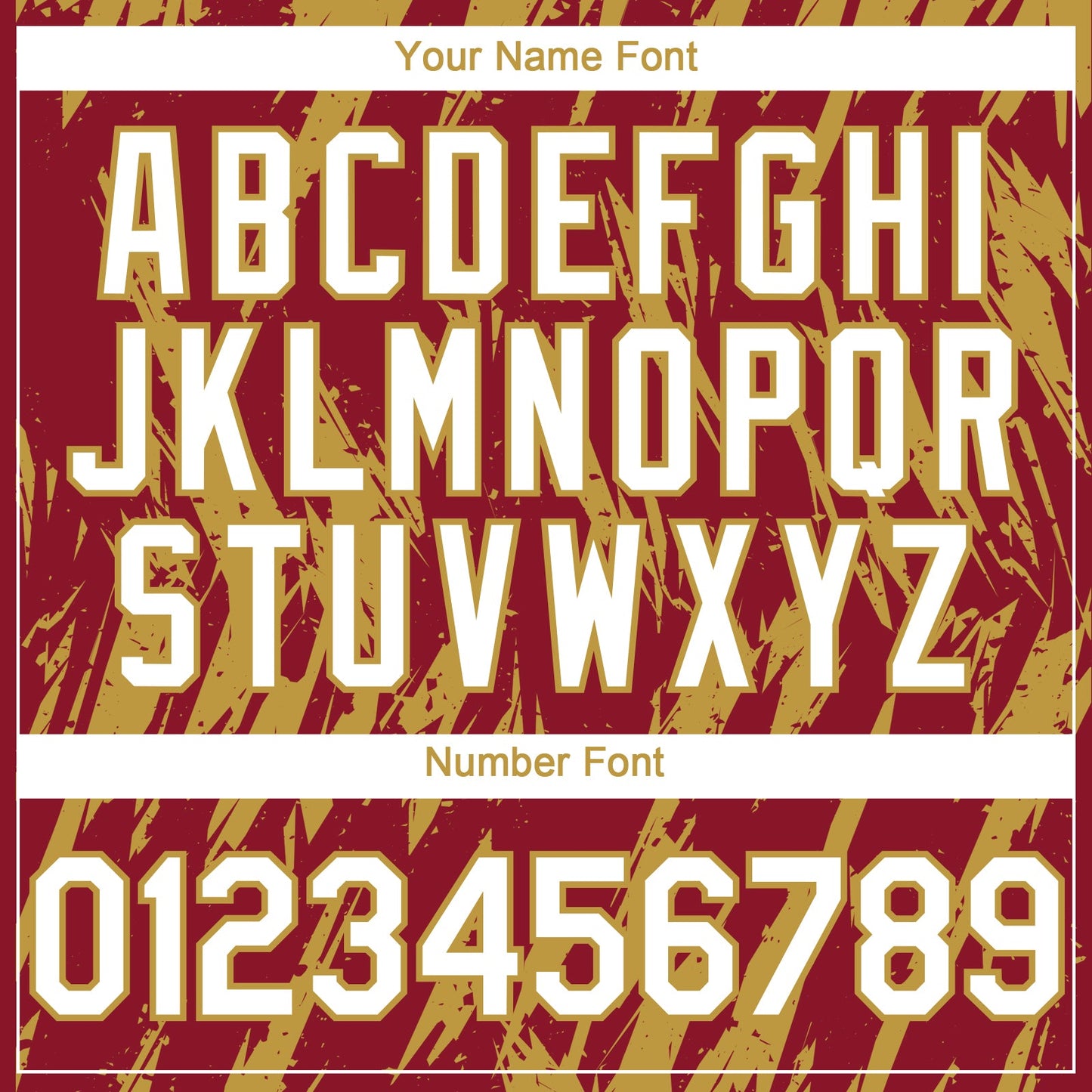 Custom Crimson White-Old Gold Splatter Torn Sharp Brush Stroke Authentic Baseball Jersey view 5