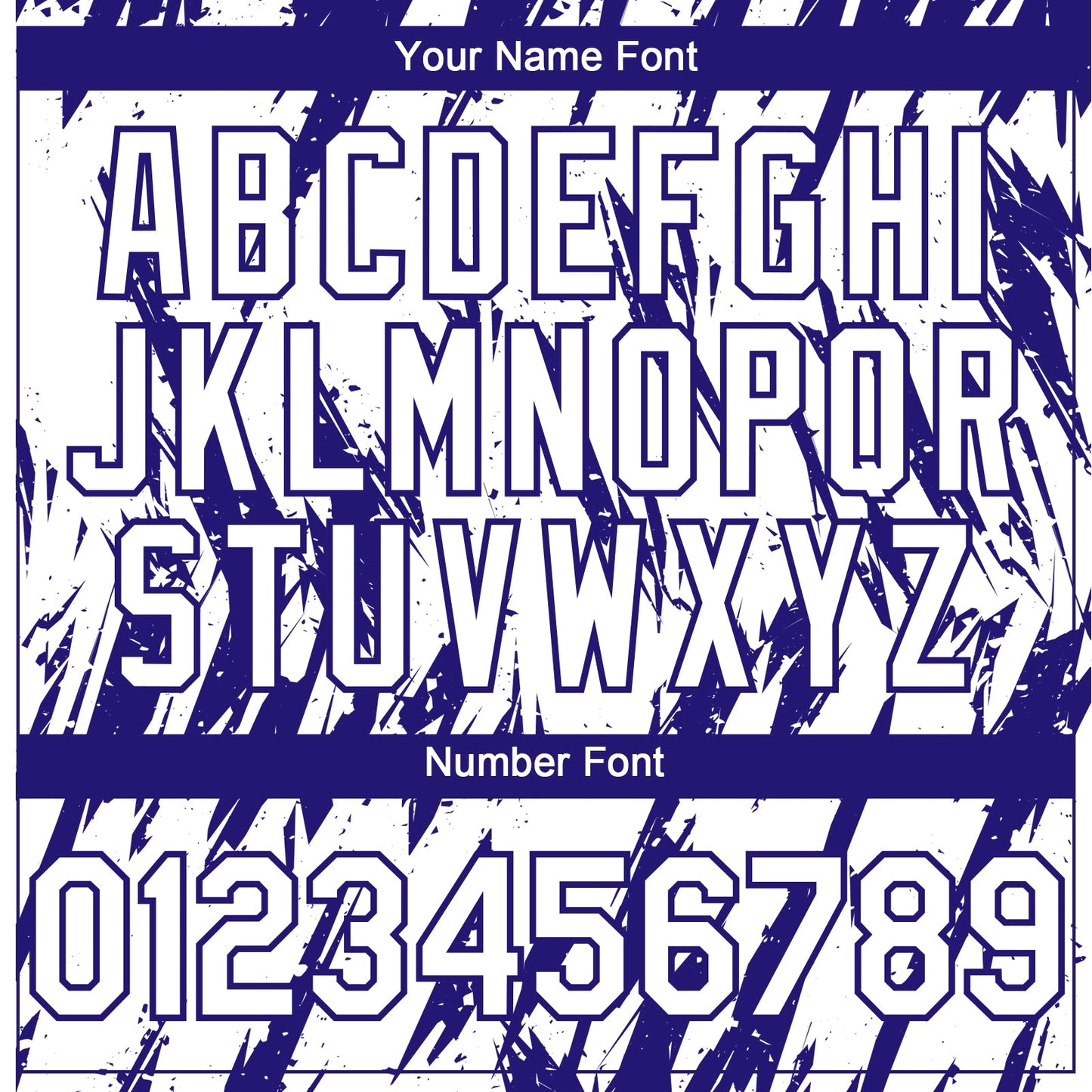 Custom White Dark Purple Splatter Torn Sharp Brush Stroke Authentic Baseball Jersey view 5
