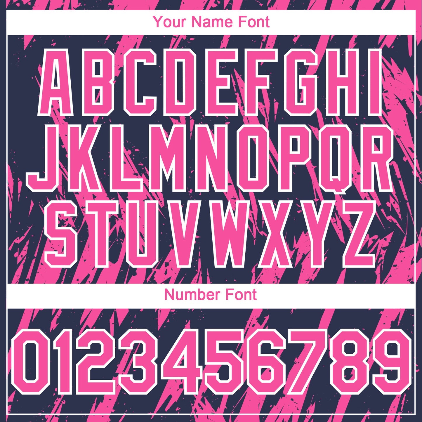 Custom Navy Pink-White Splatter Torn Sharp Brush Stroke Authentic Baseball Jersey view 5