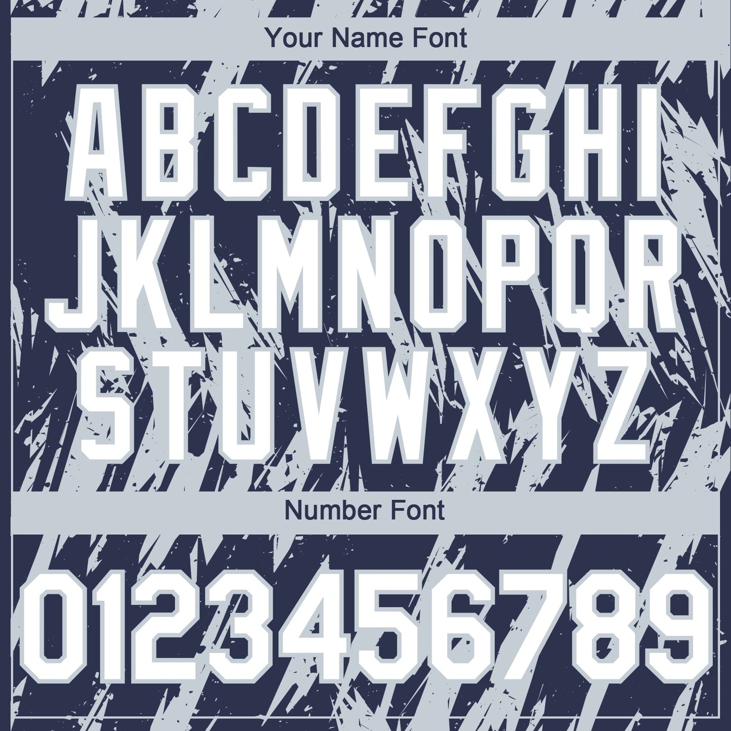Custom Navy White-Silver Splatter Torn Sharp Brush Stroke Authentic Baseball Jersey view 5