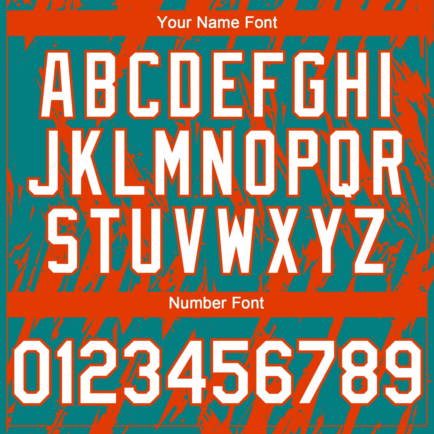Custom Teal White-Orange Splatter Torn Sharp Brush Stroke Authentic Baseball Jersey view 5