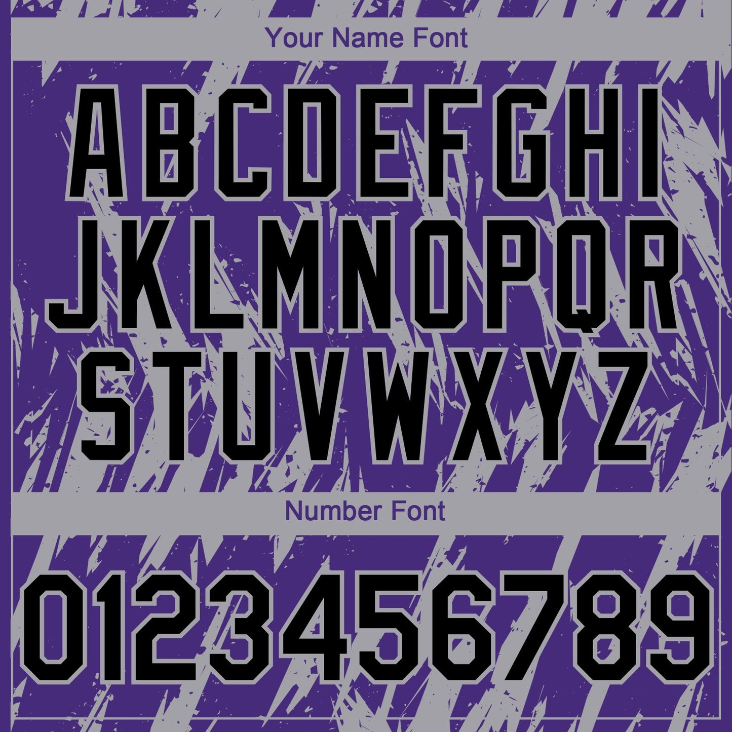 Custom Purple Gray Splatter Torn Sharp Brush Stroke Authentic Baseball Jersey view 5
