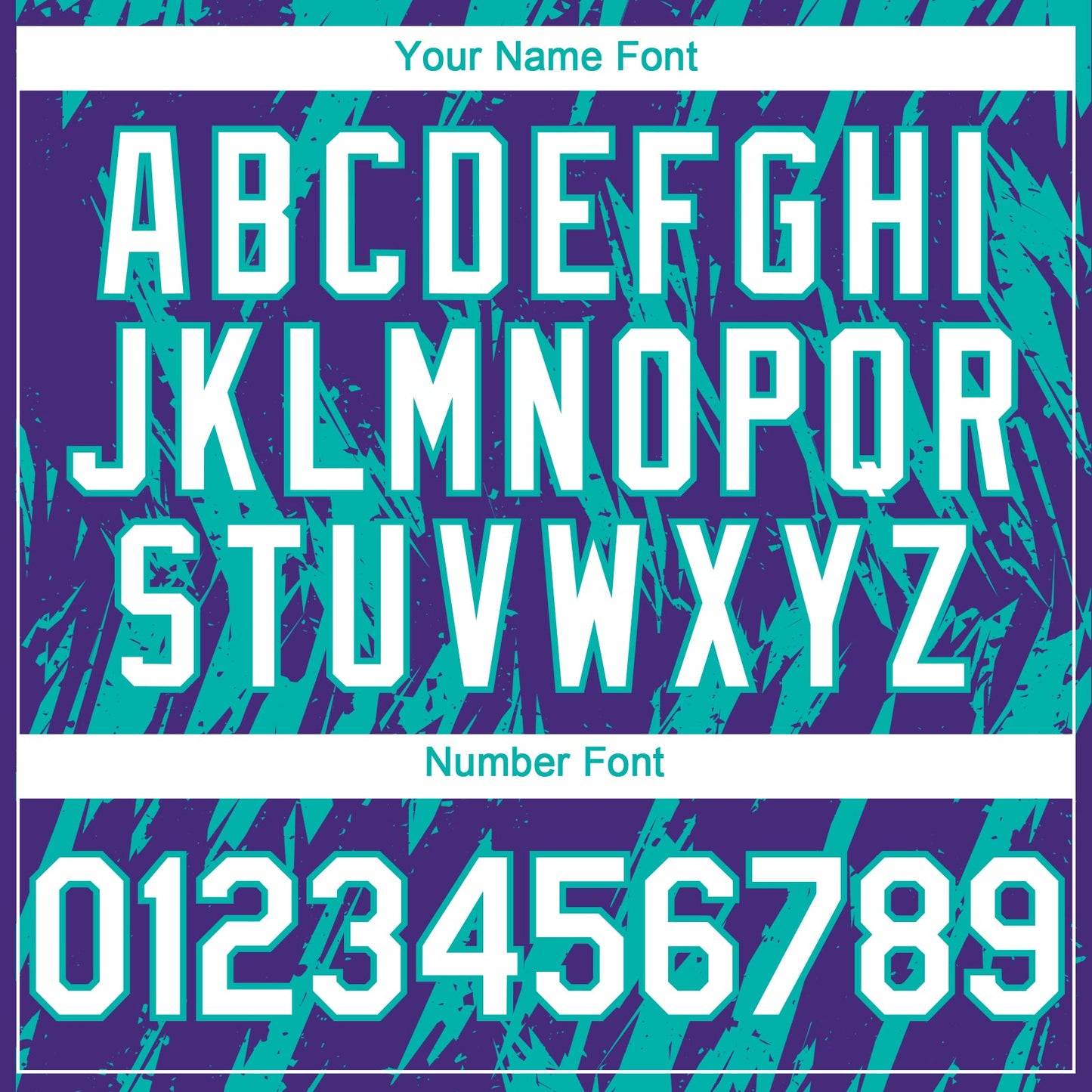 Custom Purple White-Aqua Splatter Torn Sharp Brush Stroke Authentic Baseball Jersey view 5