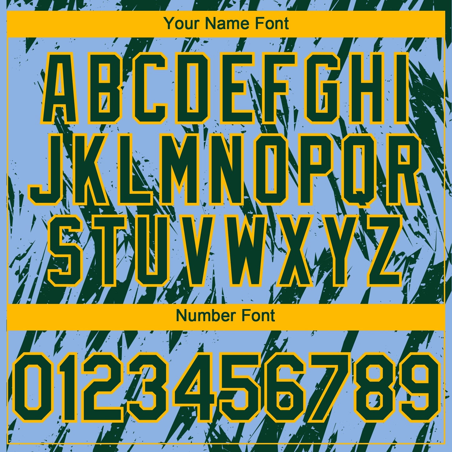 Custom Light Blue Green-Gold Splatter Torn Sharp Brush Stroke Authentic Baseball Jersey view 5