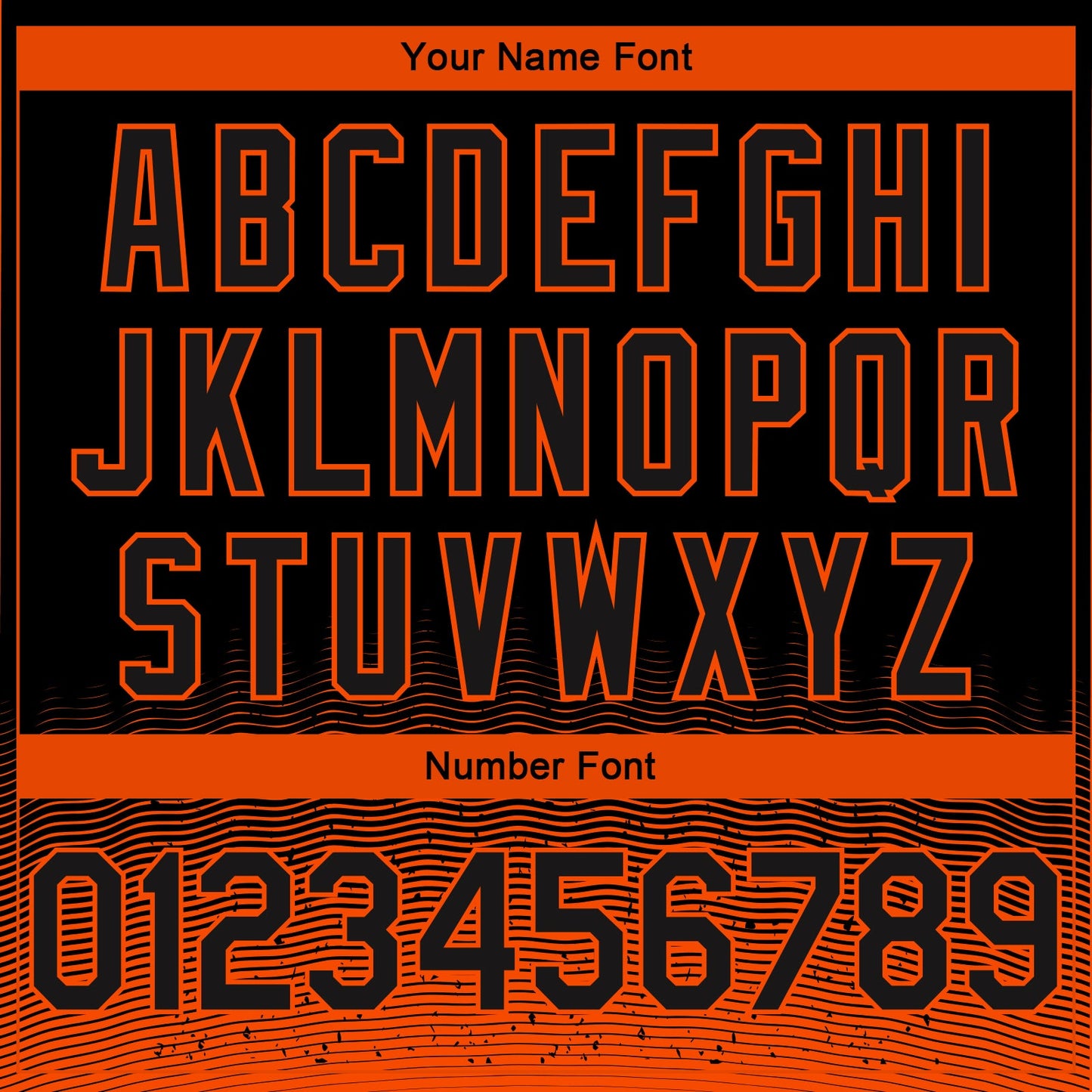Custom Black Orange Fade Fashion Authentic City Edition Basketball Jersey view 4