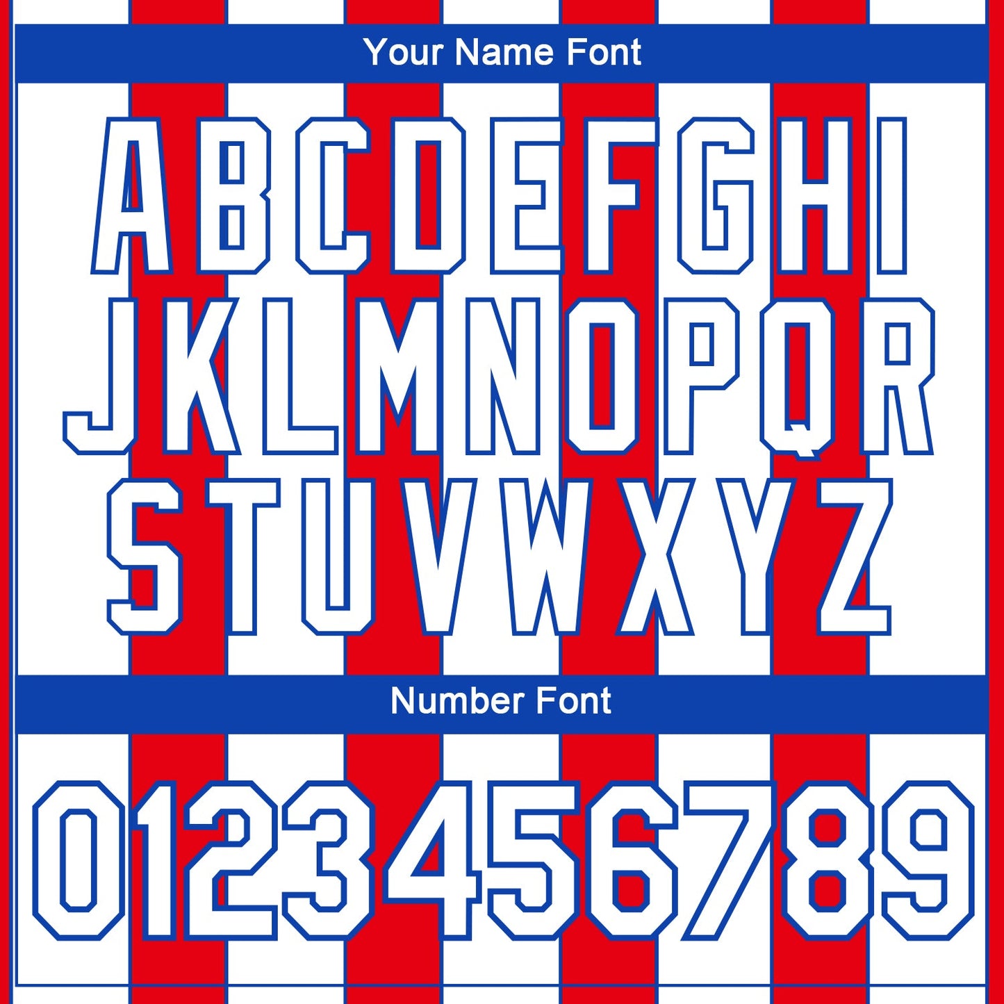Custom White Fire Red-Thunder Blue Vertical Stripe Classic Performance T-Shirt view 4