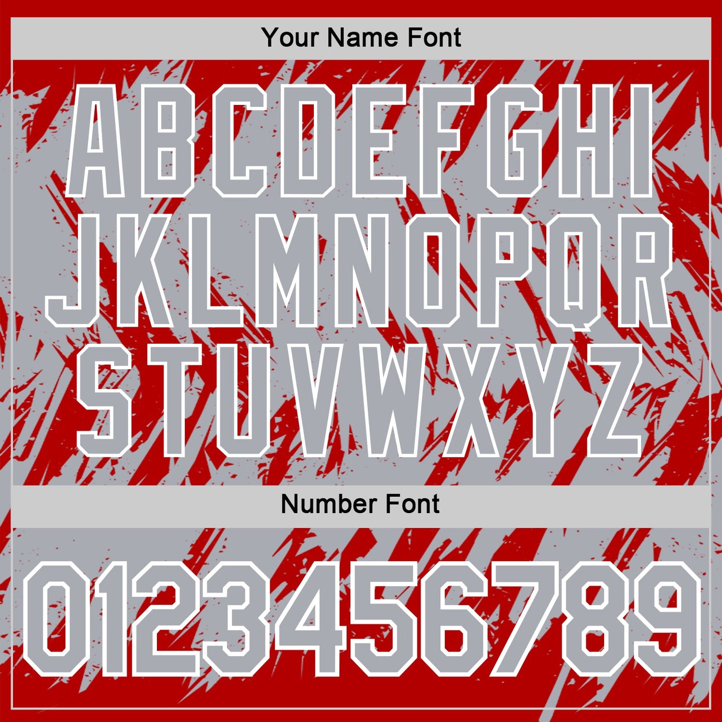 Custom Red Gray-White Torn Sharp Brush Stroke Splatter Performance T-Shirt view 4