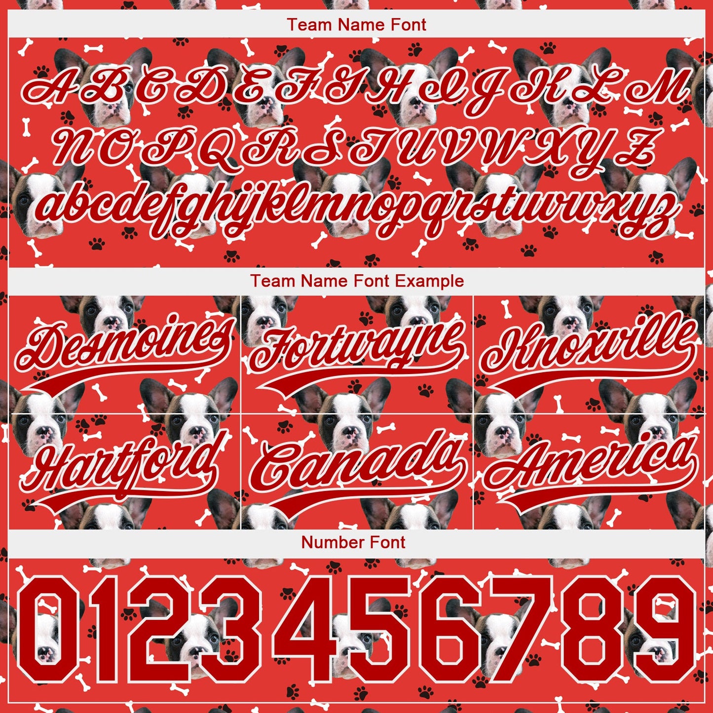 Custom Red White 3D Pattern Design Dogs Authentic Basketball Shorts view 3