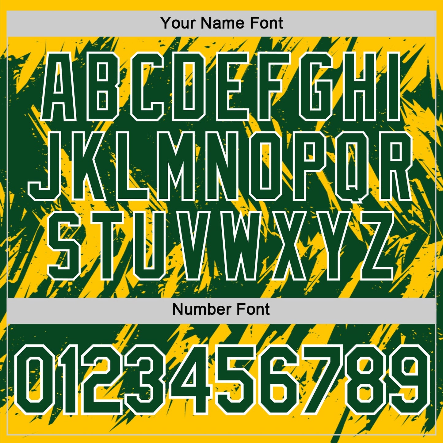 Custom Yellow Green-White Torn Sharp Brush Stroke Splatter Performance T-Shirt view 4