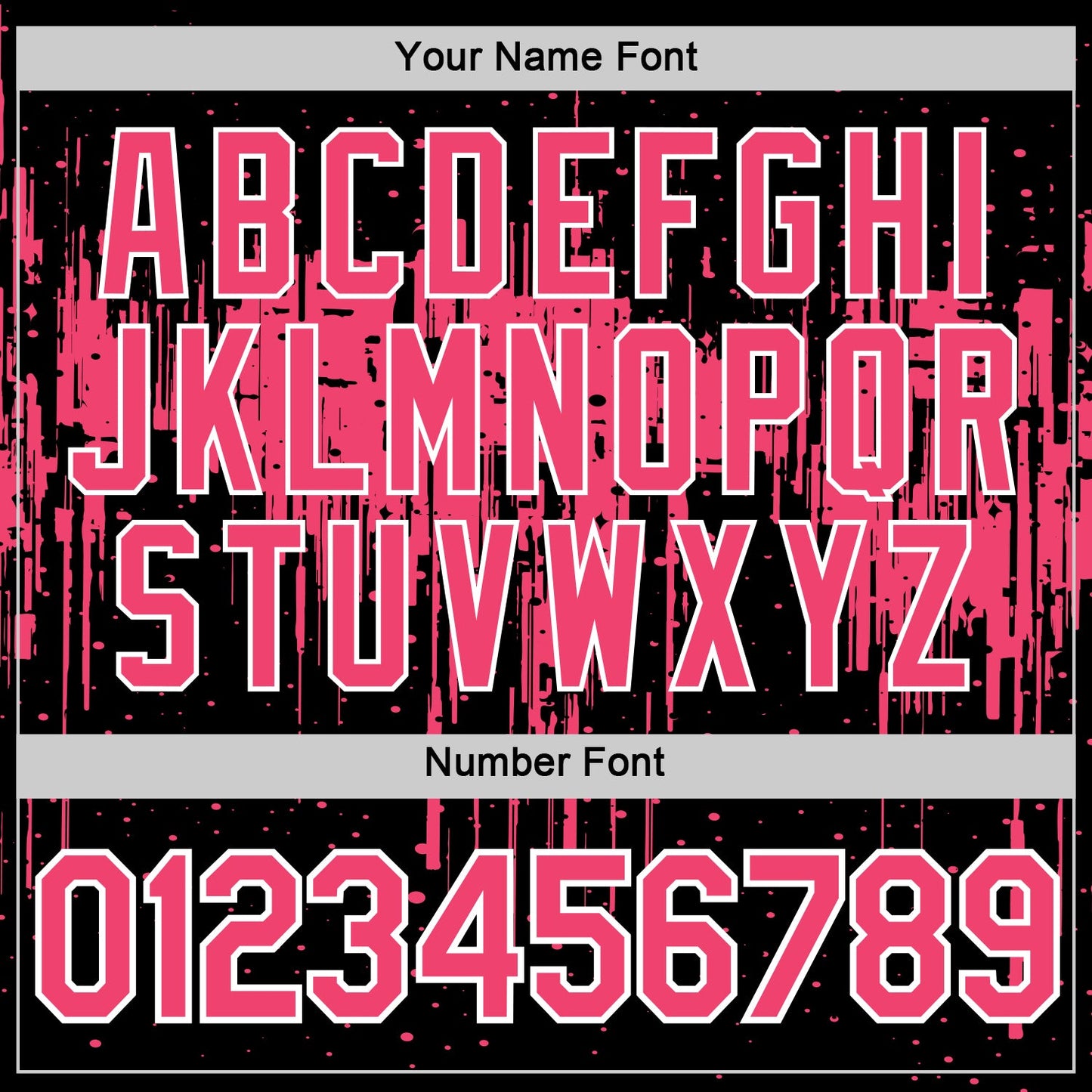 Custom Black Neon Pink-White Dripping Splatter Paint Performance T-Shirt view 4