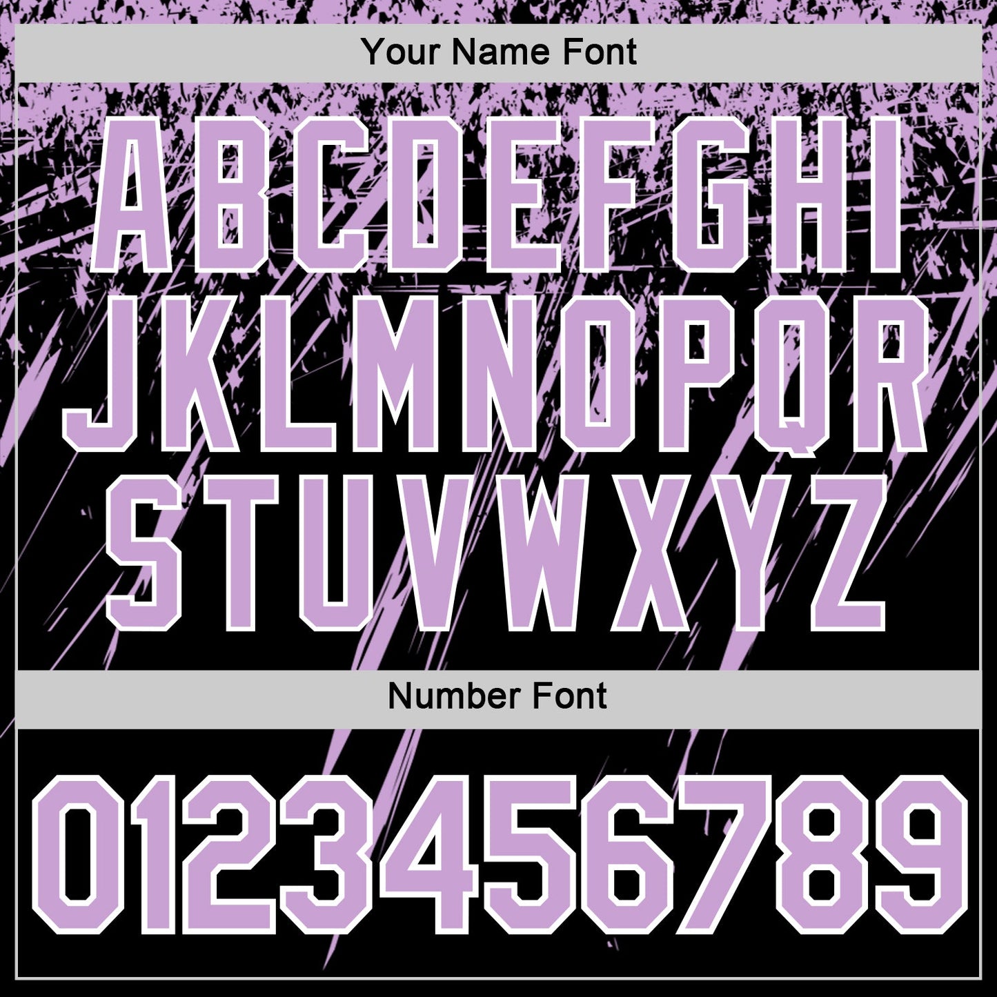 Custom Black Light Purple-White Distressed Scratch Brush Stroke Performance T-Shirt view 4