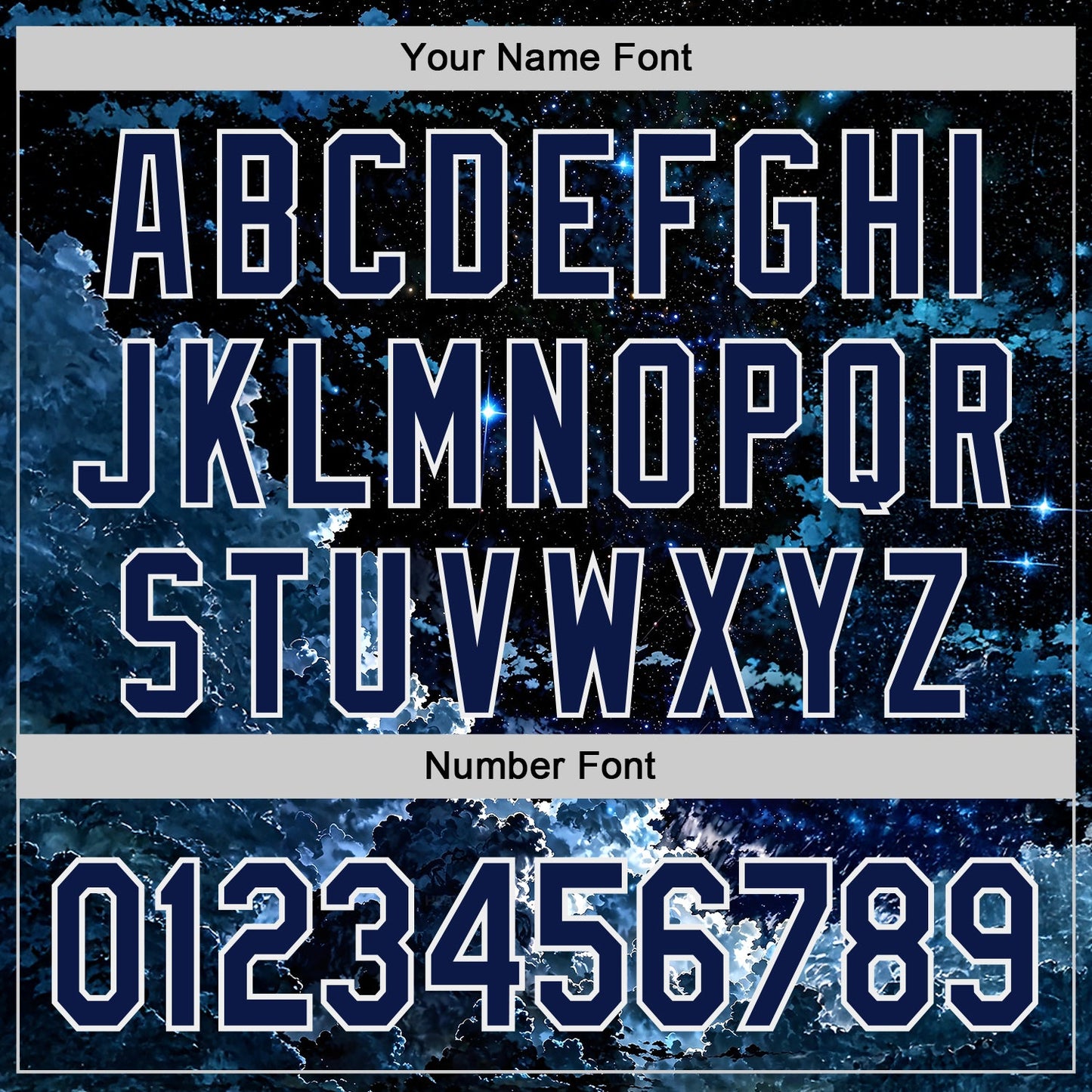 Custom Black Navy-White Galaxy Star Nebula Authentic Baseball Jersey view 5