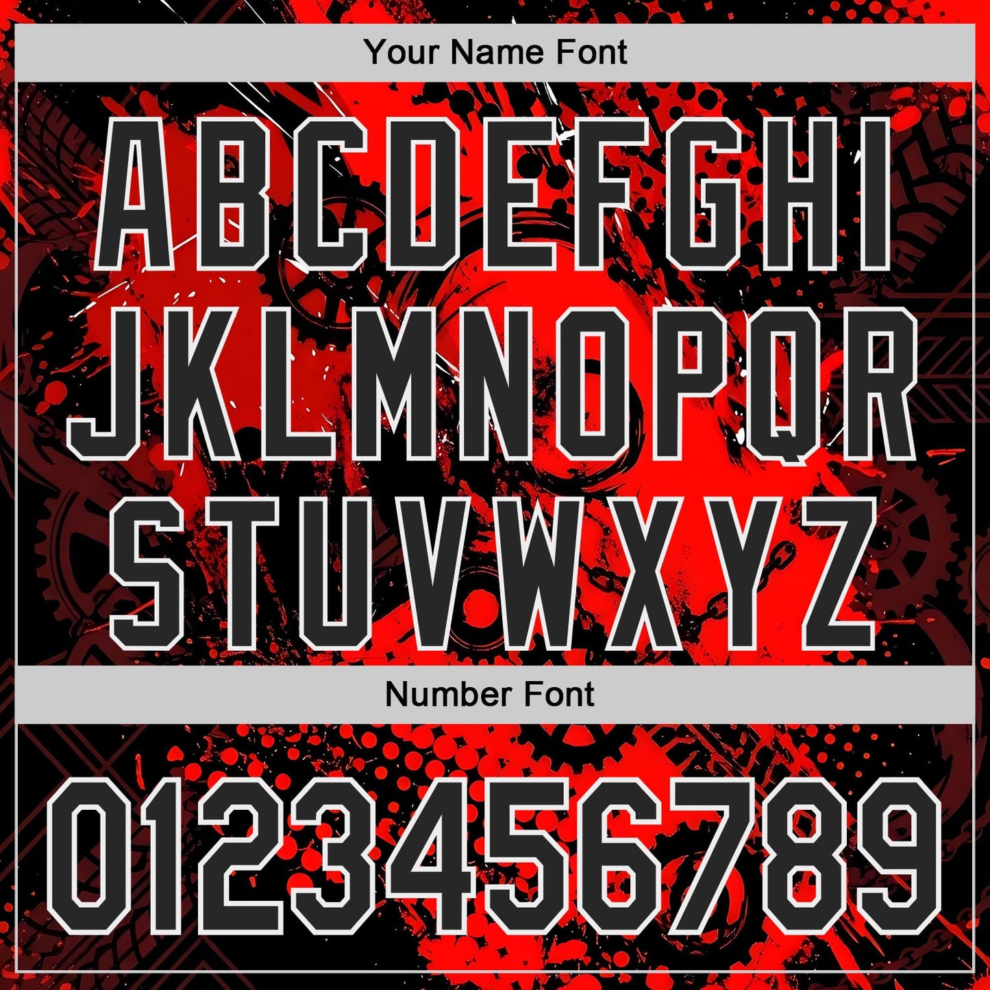 Custom Red Black-White 3D Pattern Design Motorcycle Motocross Halftone Dot Authentic Baseball Jersey view 5