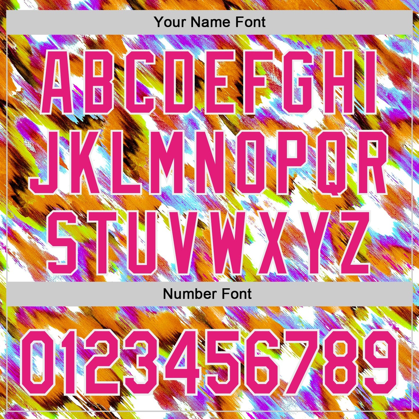 Custom Orange Hot Pink-White Leopard Print Authentic Baseball Jersey view 5