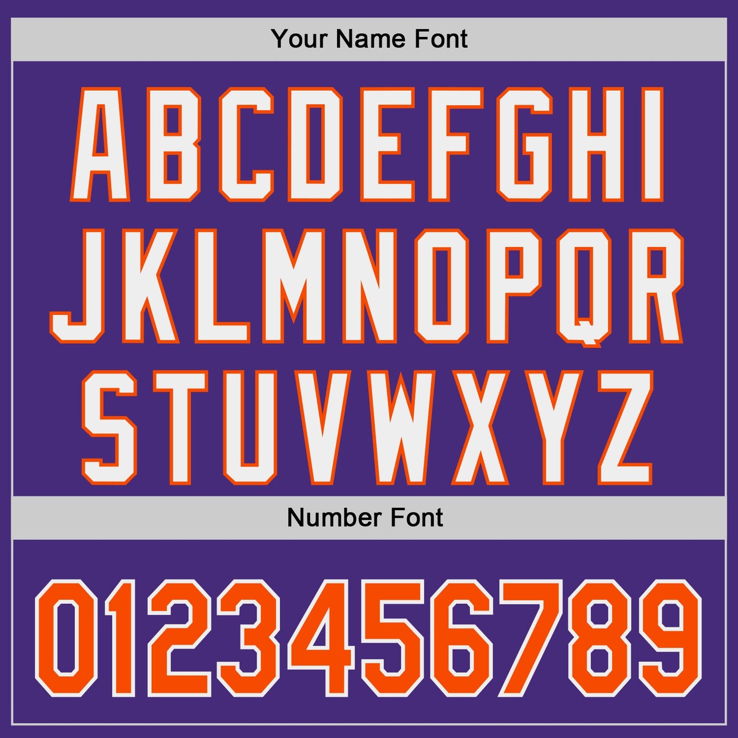 Custom Purple Orange-White Classic Color Block Side Panel Stripe Authentic Baseball Jersey view 5