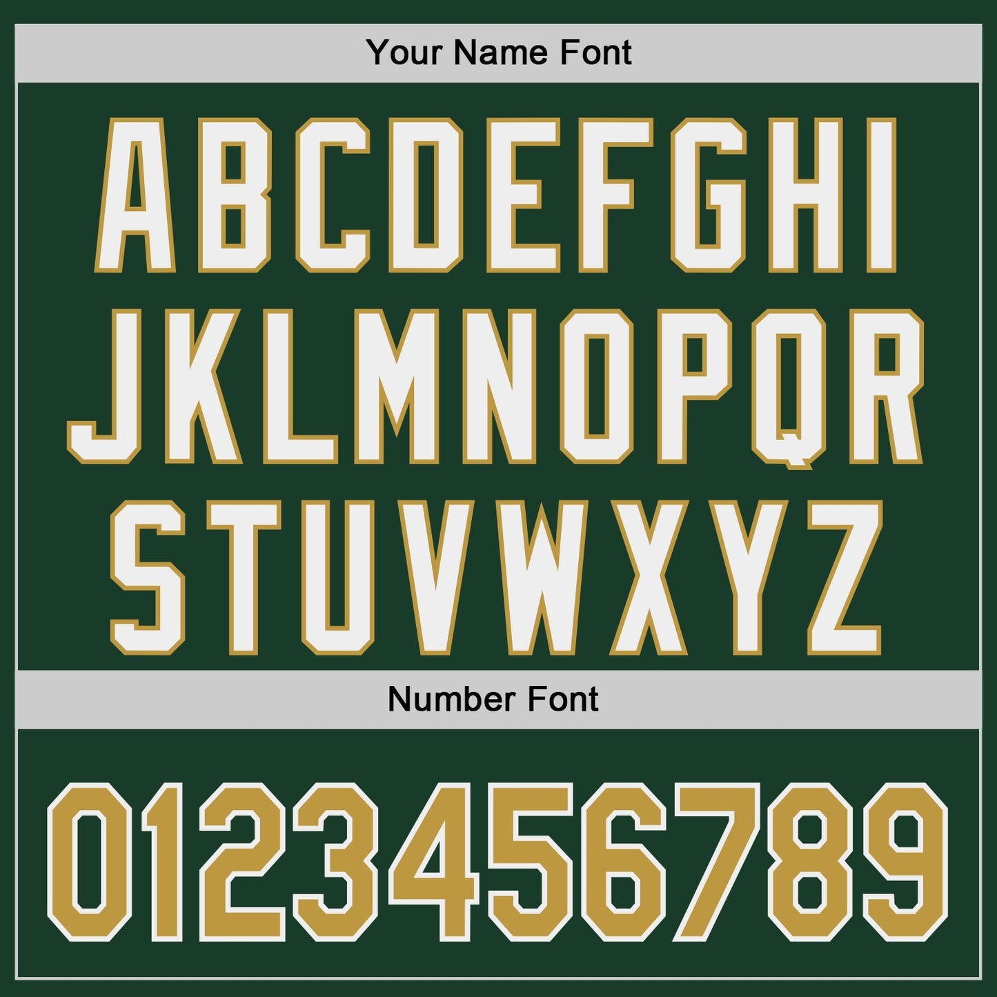 Custom Green Old Gold-White Classic Color Block Side Panel Stripe Authentic Baseball Jersey view 5