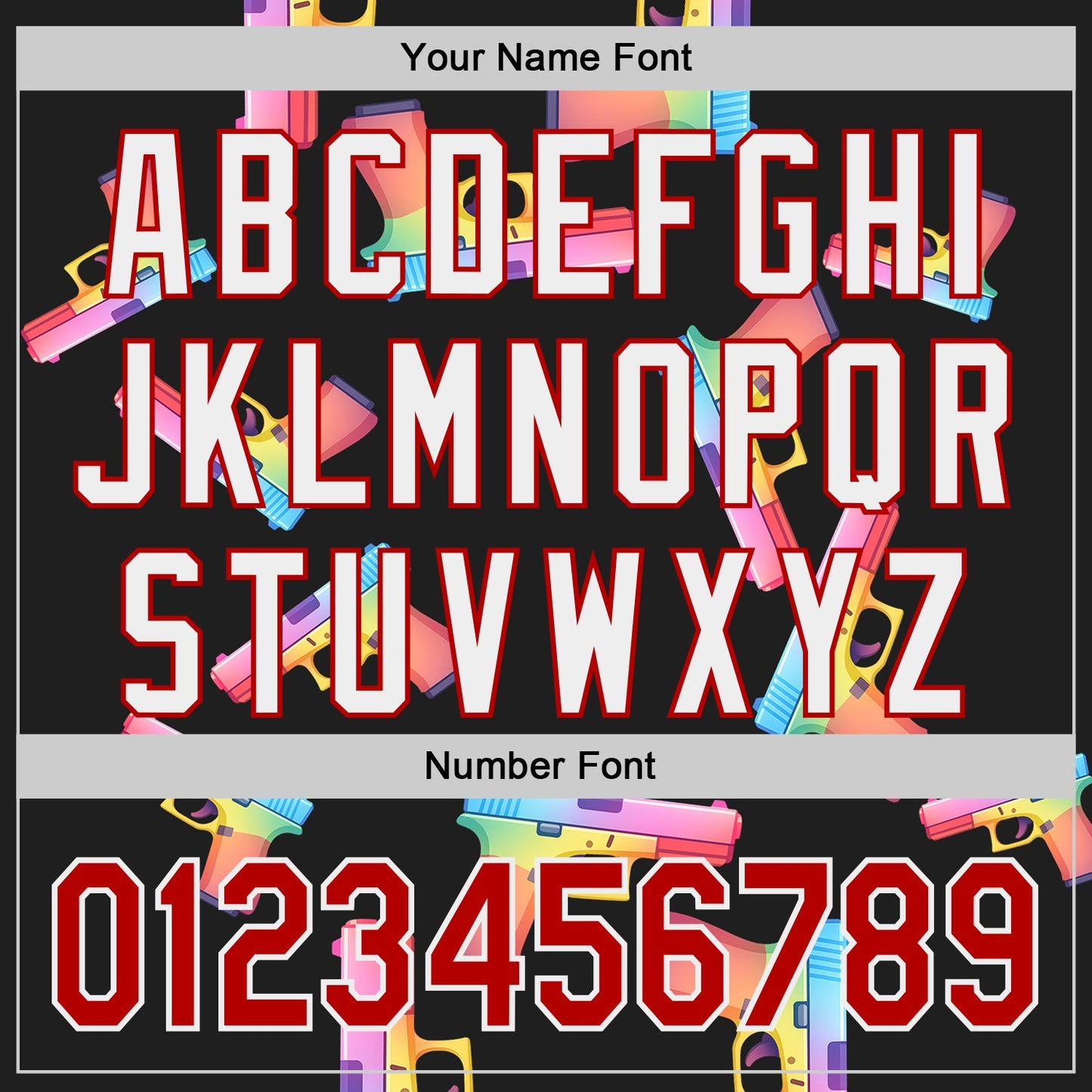 Custom Black Red-White Colorful Firepower 3D Pattern Design Authentic Baseball Jersey view 5