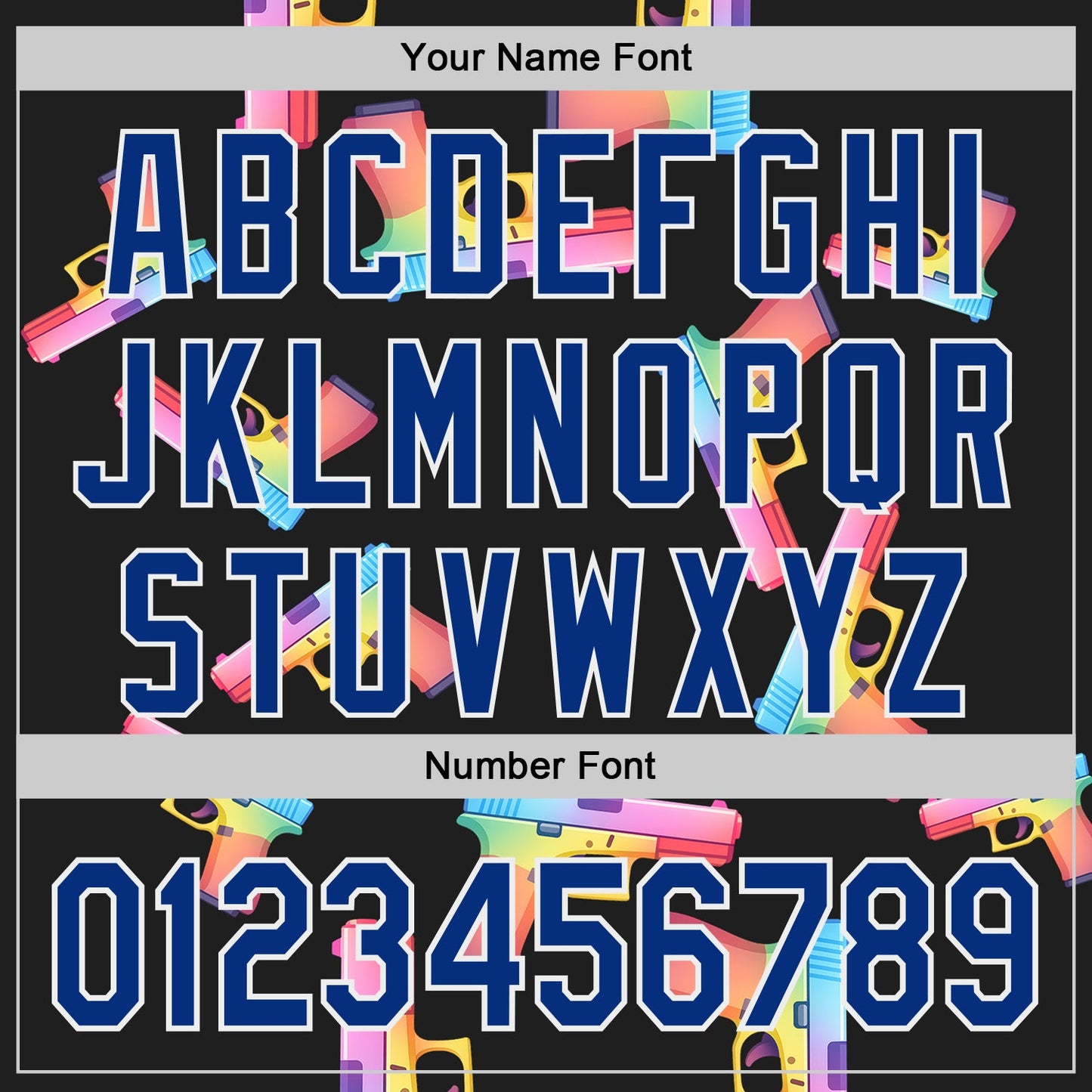 Custom Black Royal-White Colorful Firepower 3D Pattern Design Authentic Baseball Jersey view 5