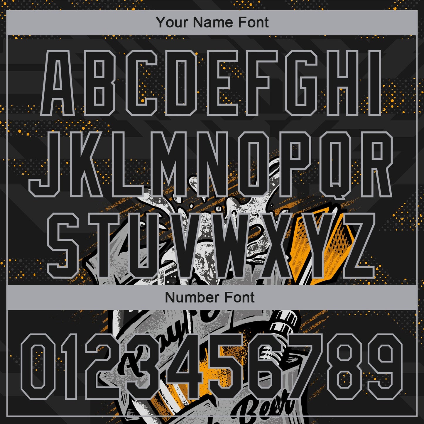 Custom Black Gray 3D Pattern Design Play Dart Drink Beer Authentic Baseball Jersey view 5