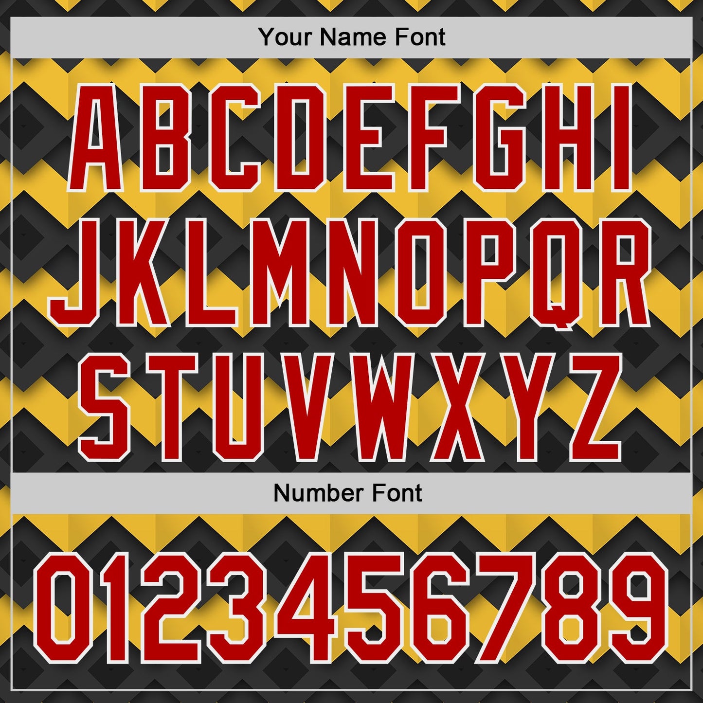 Custom Black Red Yellow-White Geometric Diamond Grid Rhombus Authentic Baseball Jersey view 5