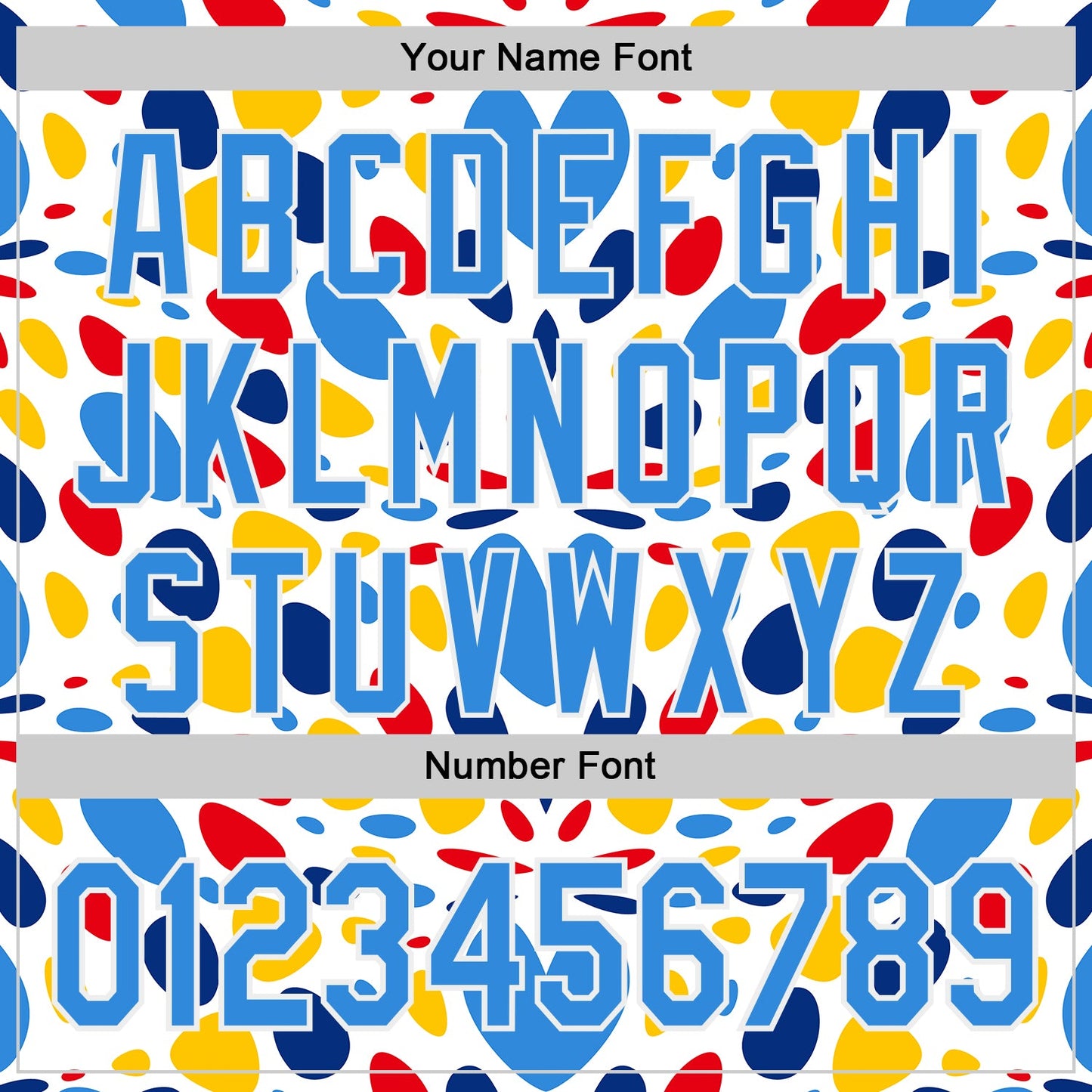 Custom White-Electric Blue Autism Awareness Infinity Authentic Baseball Jersey view 5