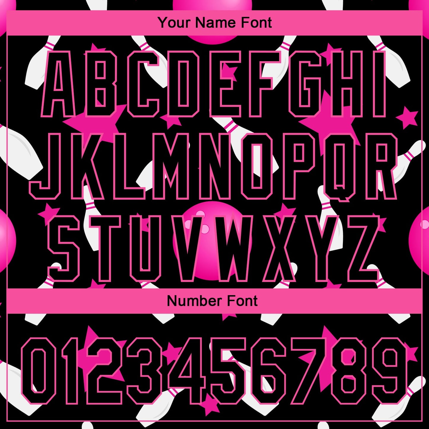 Custom Black Pink 3D Pattern Design Bowling Authentic Baseball Jersey view 5