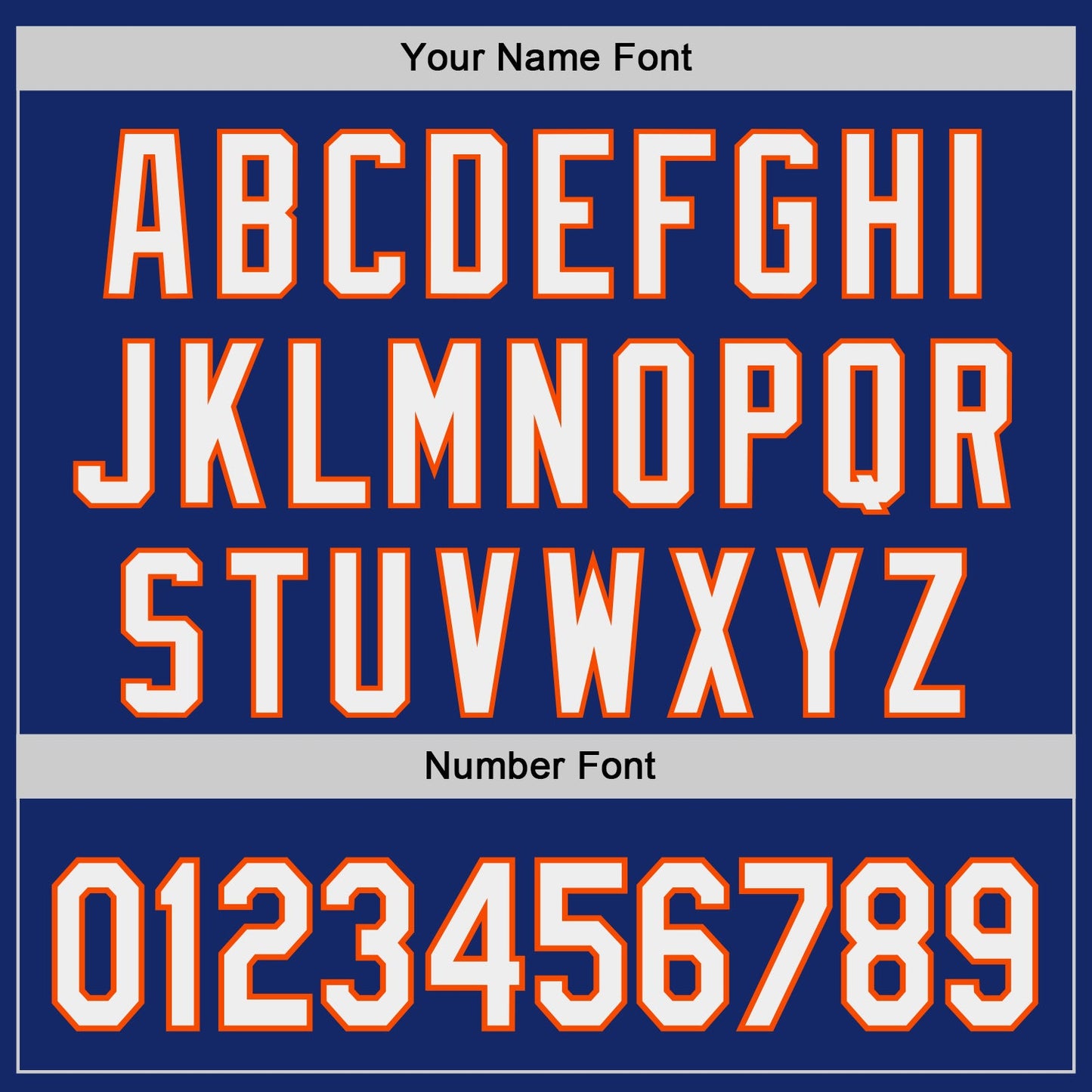 Custom Royal White-Orange Japanese Wave Authentic Baseball Jersey view 6