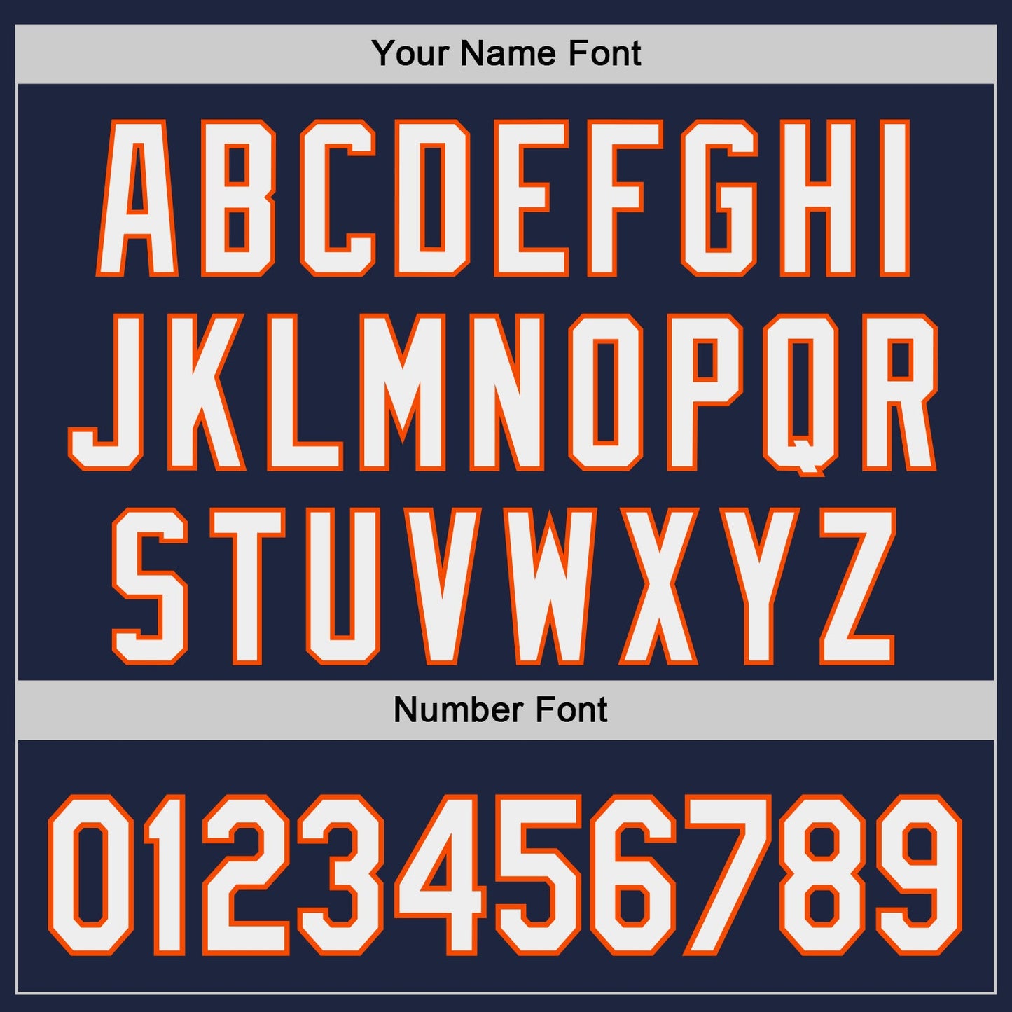 Custom Navy White-Orange Japanese Wave Authentic Baseball Jersey view 6