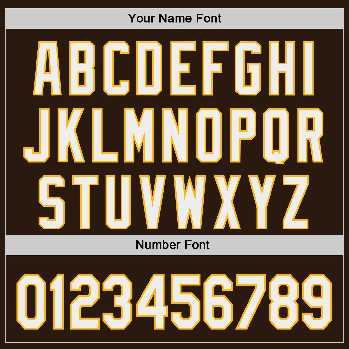 Custom Brown White-Gold Japanese Wave Authentic Baseball Jersey view 6