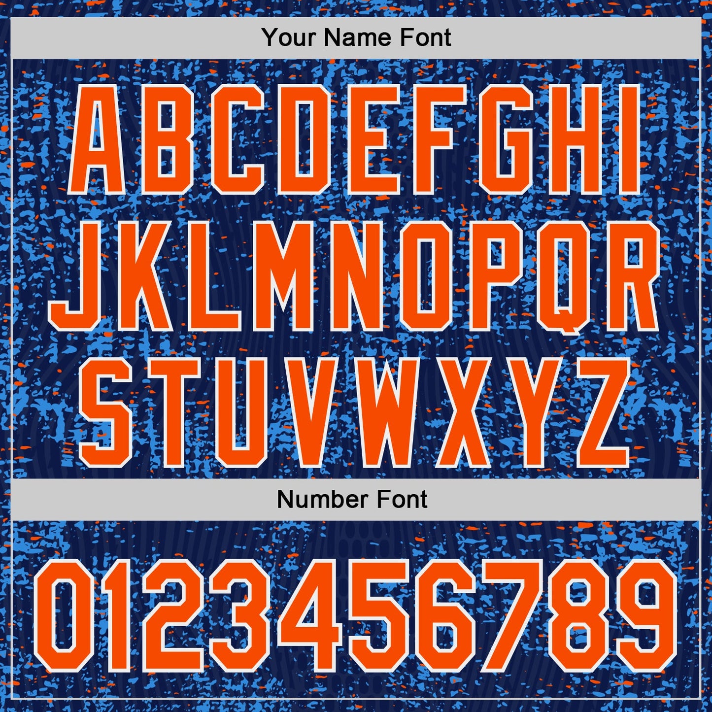 Custom Navy Orange Blue-White France Style Authentic Baseball Jersey view 5