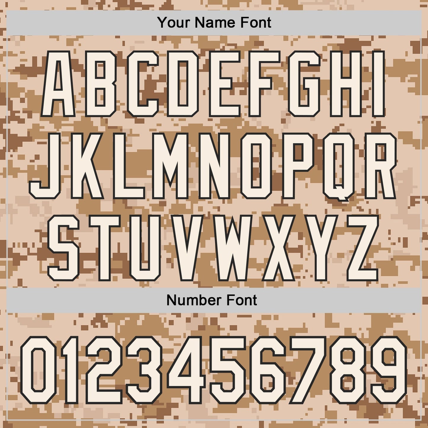 Custom Cream Brown-Black Half Camo Ombre Authentic Baseball Jersey view 5