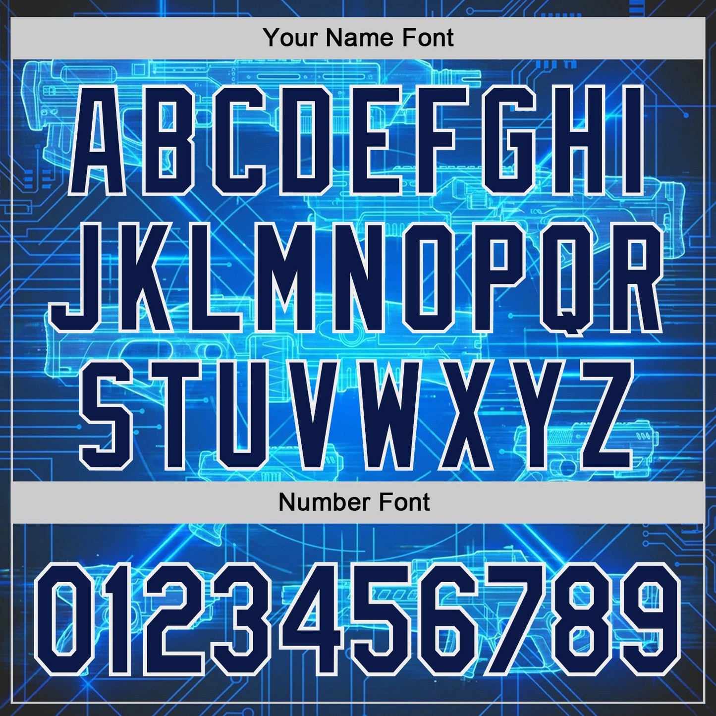 Custom Blue Navy-White Futurism Sci-Fi E-sports 3D Pattern Design Authentic Baseball Jersey view 5