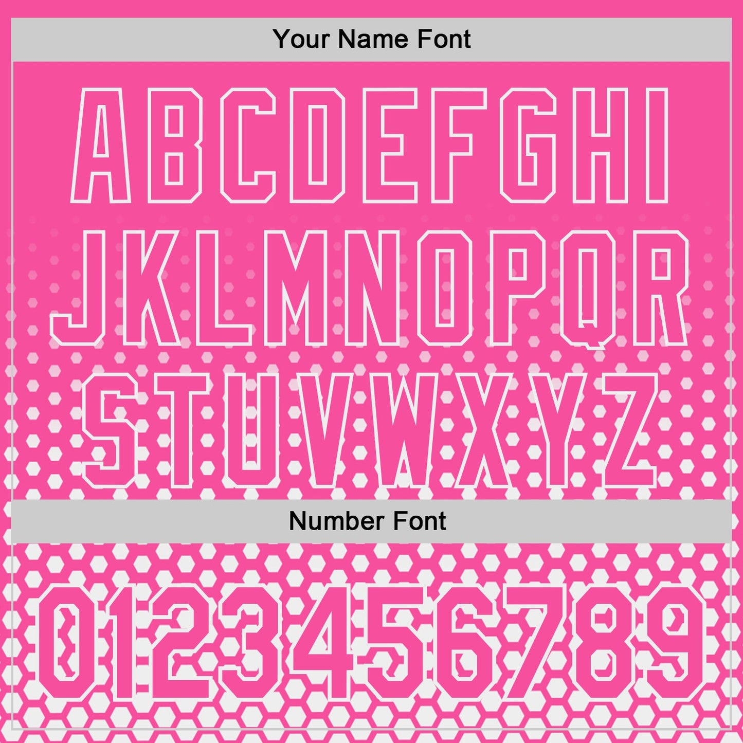 Custom Pink-White Geometric Hexagonal Dot Gradient Authentic Baseball Jersey view 5