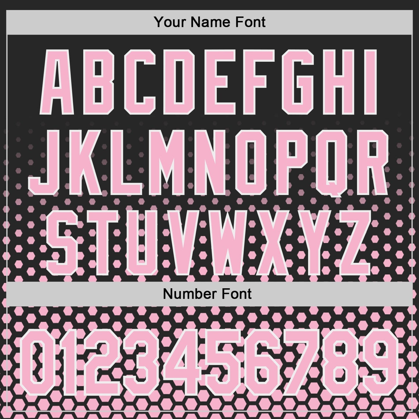 Custom Black Light Pink-White Geometric Hexagonal Dot Gradient Authentic Baseball Jersey view 5
