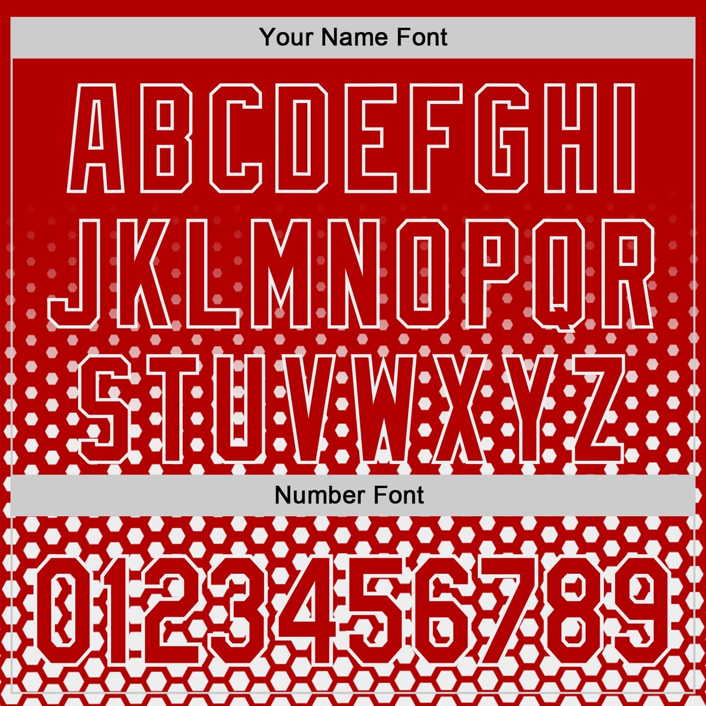 Custom Red-White Geometric Hexagonal Dot Gradient Authentic Baseball Jersey view 5