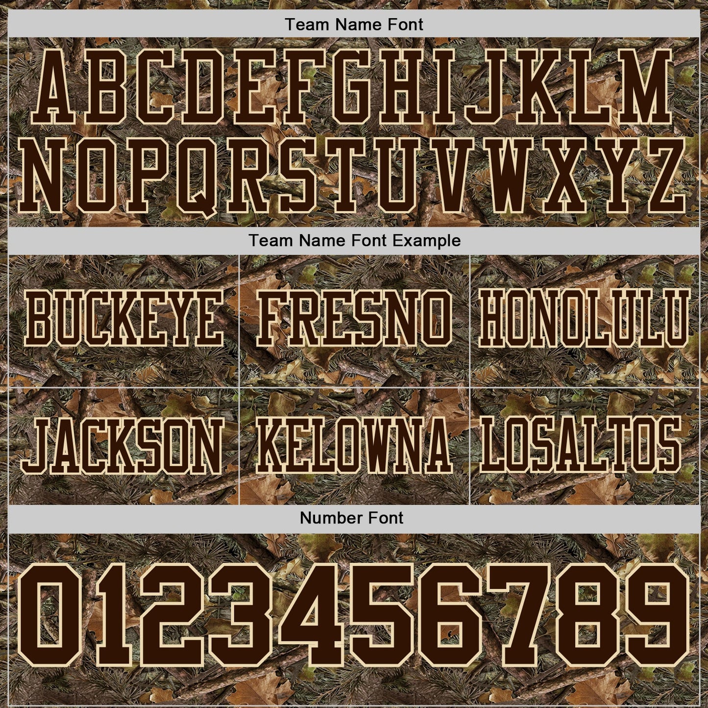 Custom Camo Brown Cream-Olive Authentic Woodland Camouflage Salute To Service 7V7 Flag Football Jersey view 3