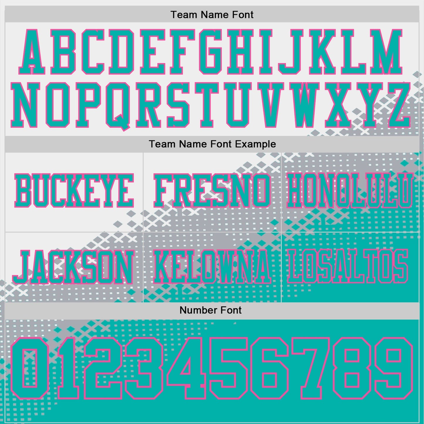 Custom White Aqua Gray-Pink Authentic Geometric Gradient 7V7 Flag Football Jersey view 3