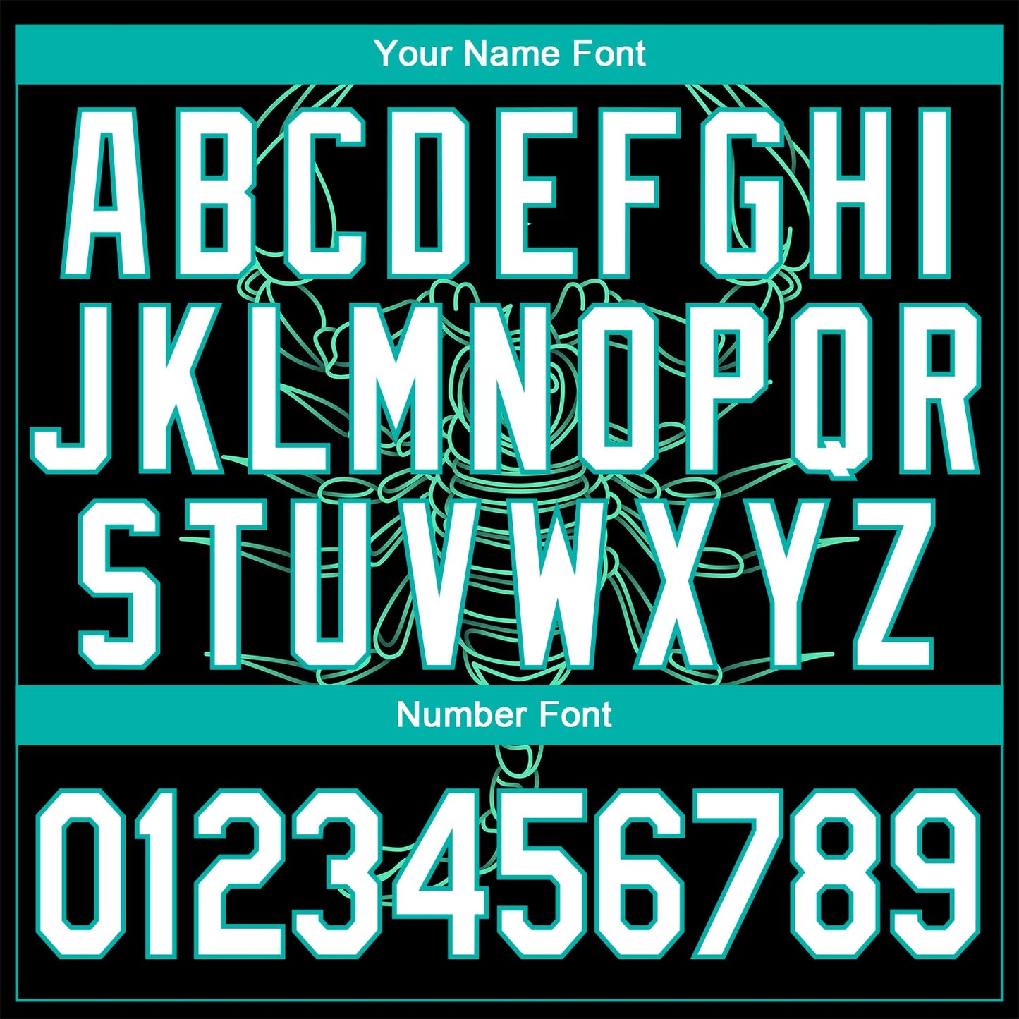 Custom Stitched Black White-Aqua 3D Pattern Design Scorpio Sports Pullover Sweatshirt Hoodie view 4