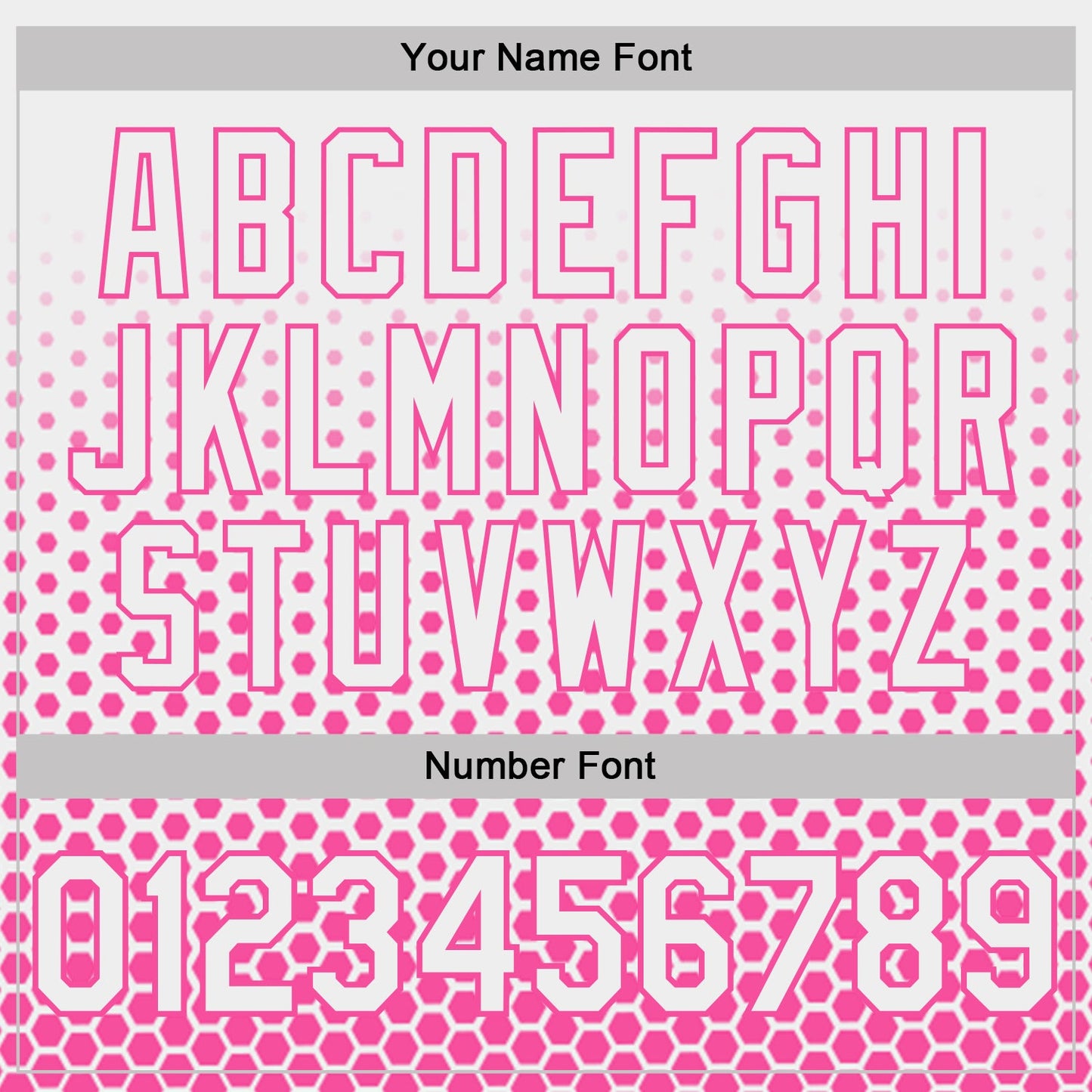Custom White-Pink Geometric Hexagonal Dot Gradient Performance T-Shirt view 4