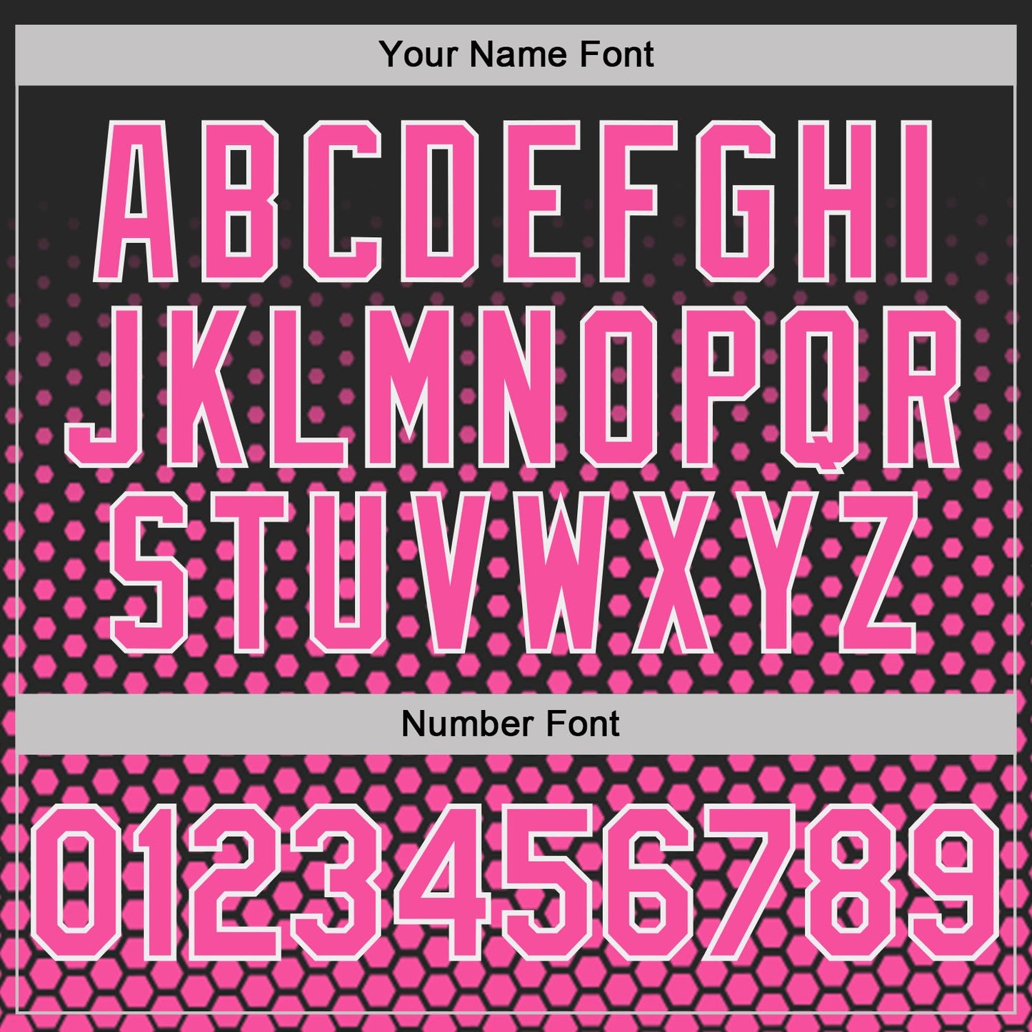 Custom Black Pink-White Geometric Hexagonal Dot Gradient Performance T-Shirt view 4