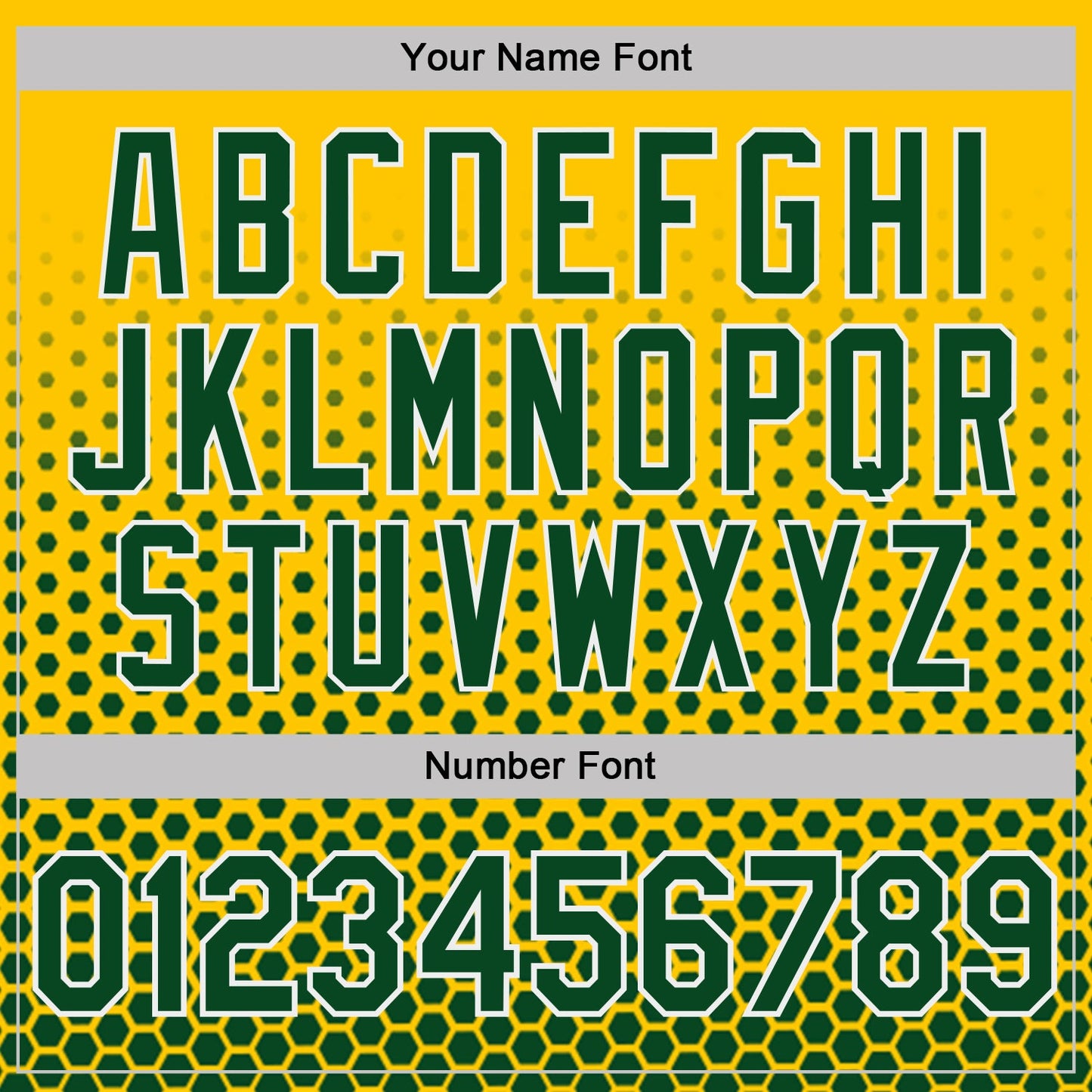 Custom Yellow Green-White Geometric Hexagonal Dot Gradient Performance T-Shirt view 4
