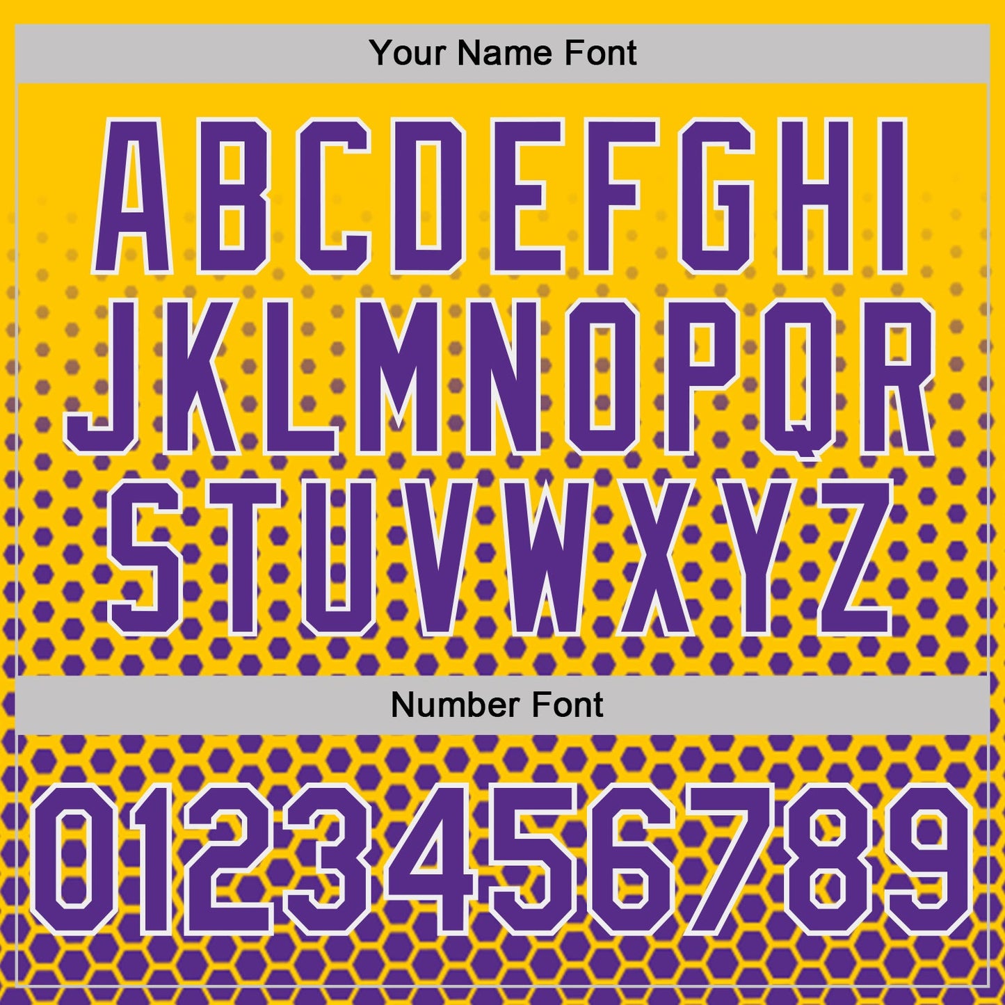 Custom Yellow Purple-White Geometric Hexagonal Dot Gradient Performance T-Shirt view 4