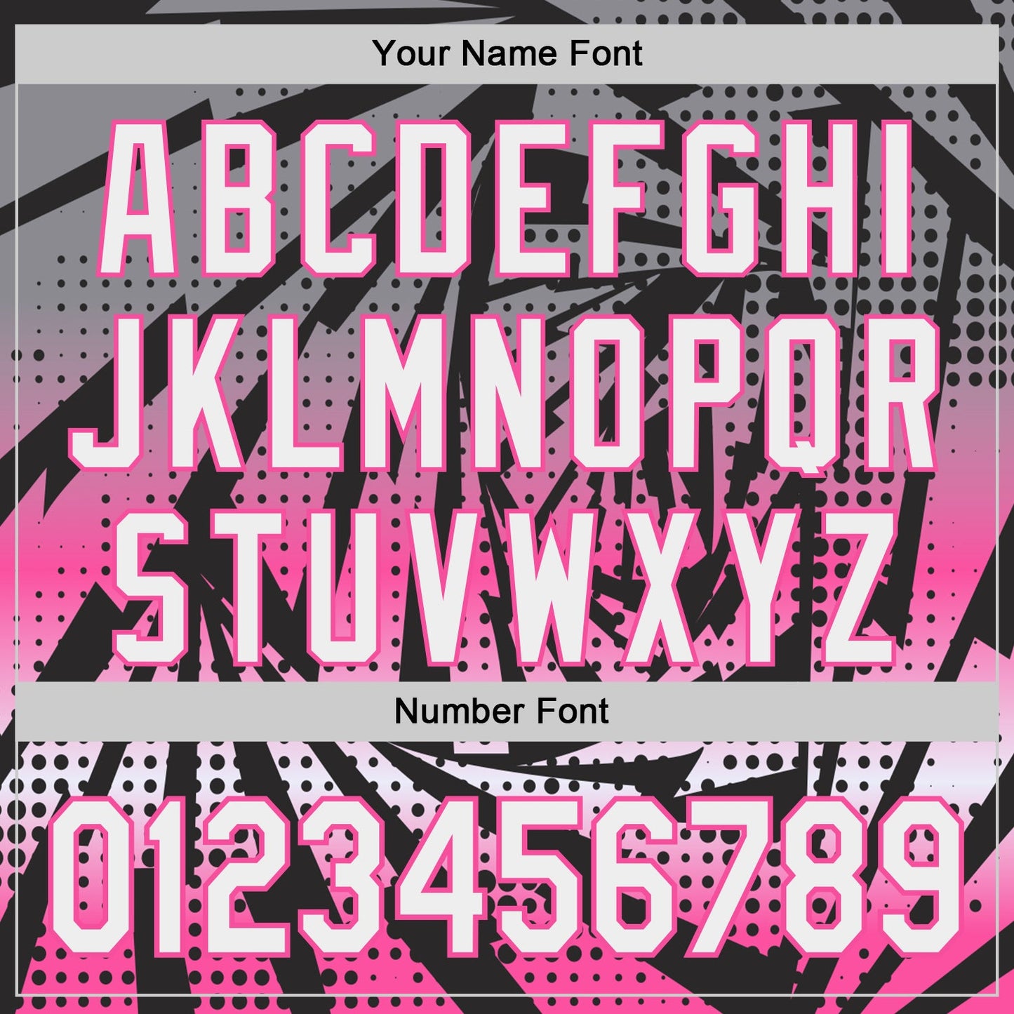 Custom Black White-Pink Lightning Gradient Dot Authentic Baseball Jersey view 5