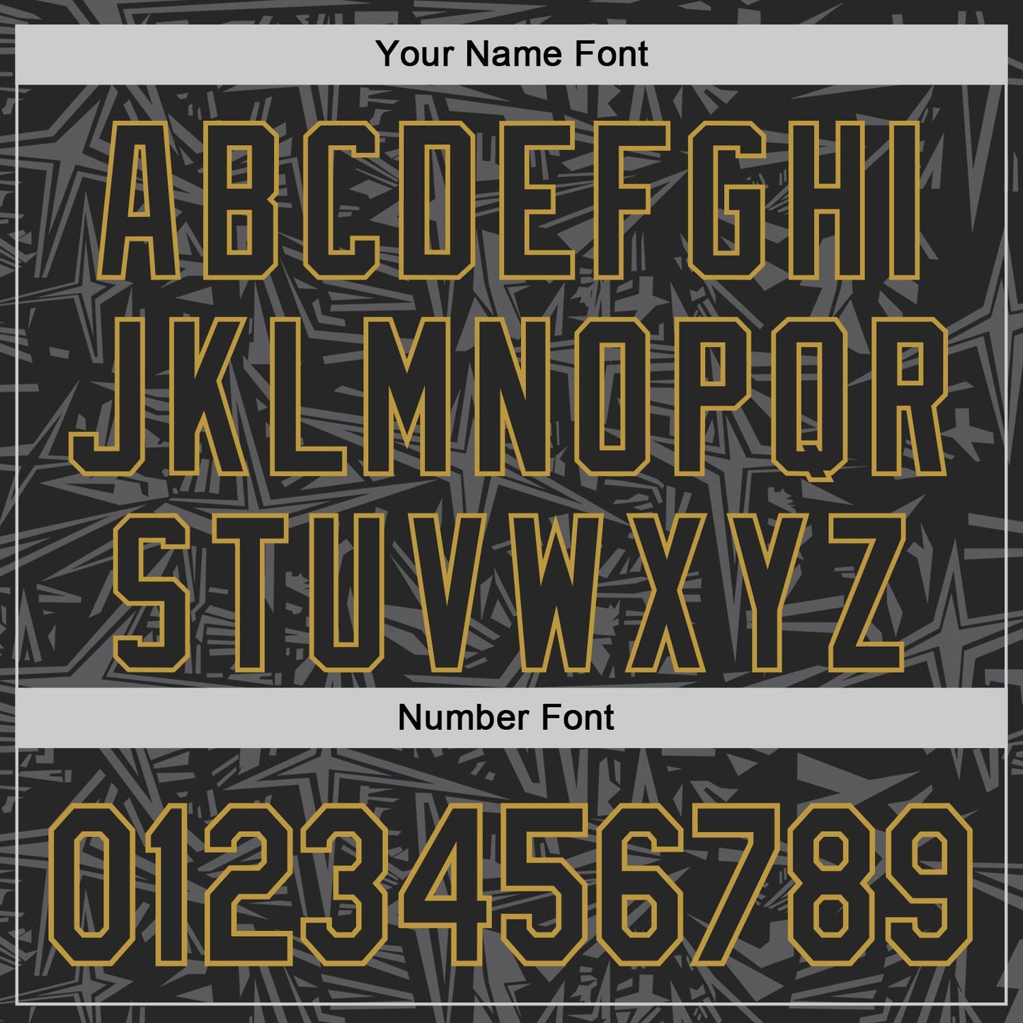 Custom Black Steel Gray-Old Gold Geometric Cyber Starburst Authentic Baseball Jersey view 5