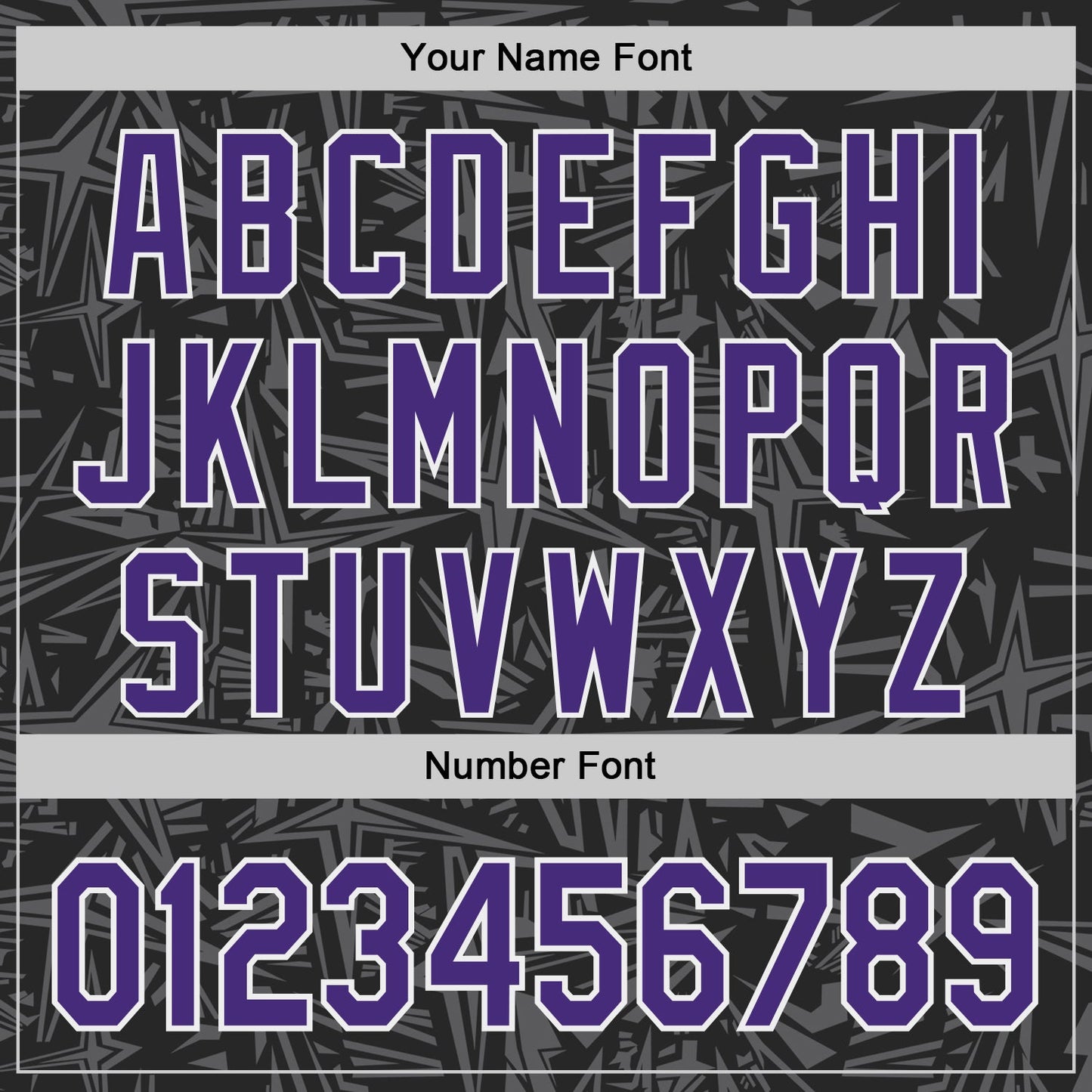 Custom Black Purple Steel Gray-White Geometric Cyber Starburst Authentic Baseball Jersey view 5