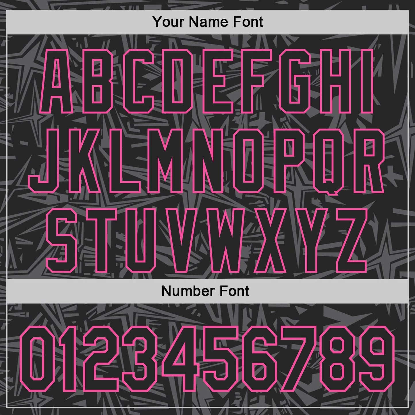 Custom Black Steel Gray-Pink Geometric Cyber Starburst Authentic Baseball Jersey view 5