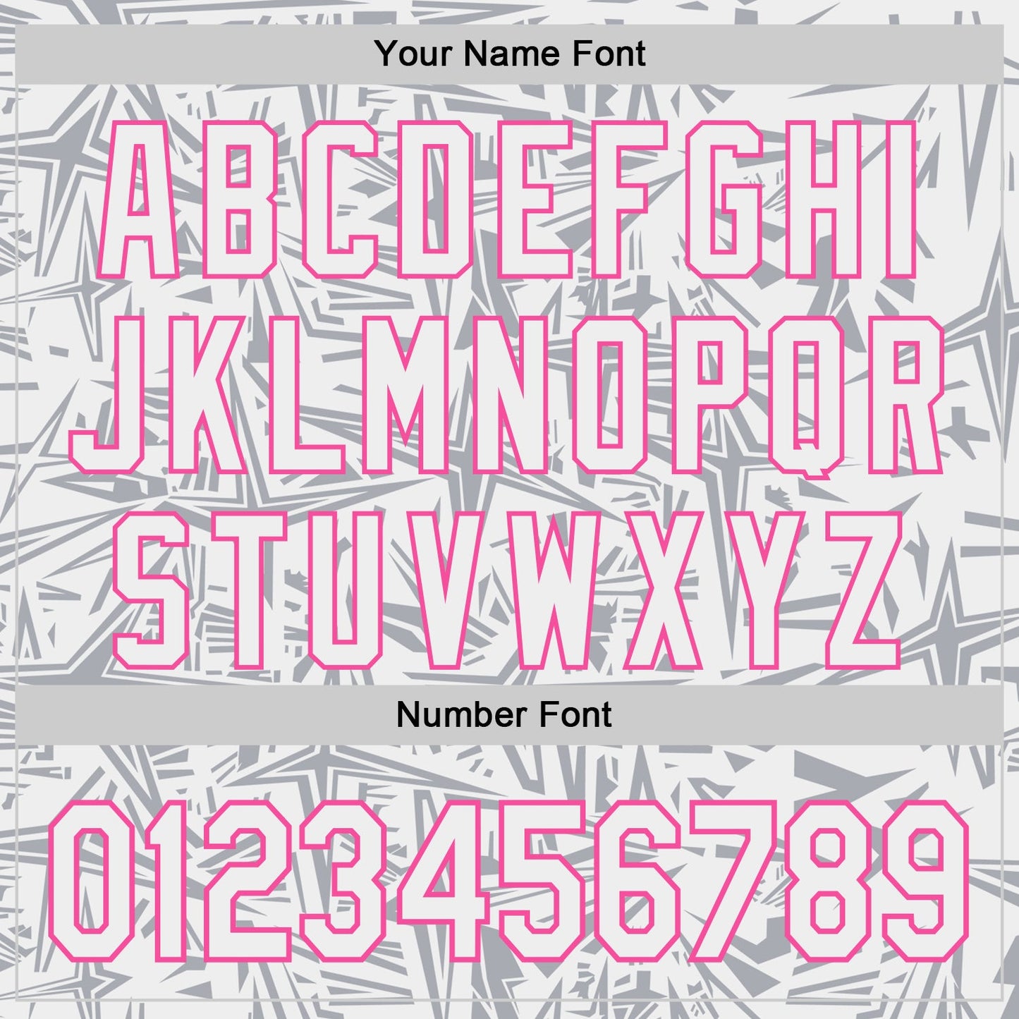 Custom White Gray-Pink Geometric Cyber Starburst Authentic Baseball Jersey view 5