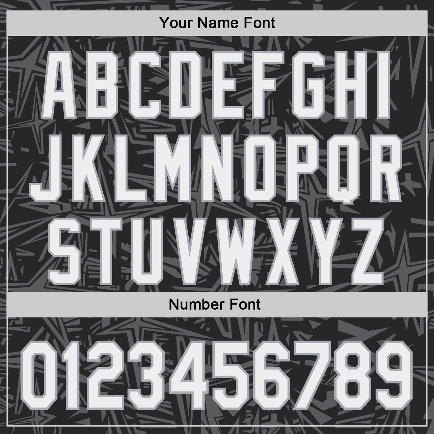 Custom Black White Steel Gray-Gray Geometric Cyber Starburst Authentic Baseball Jersey view 5