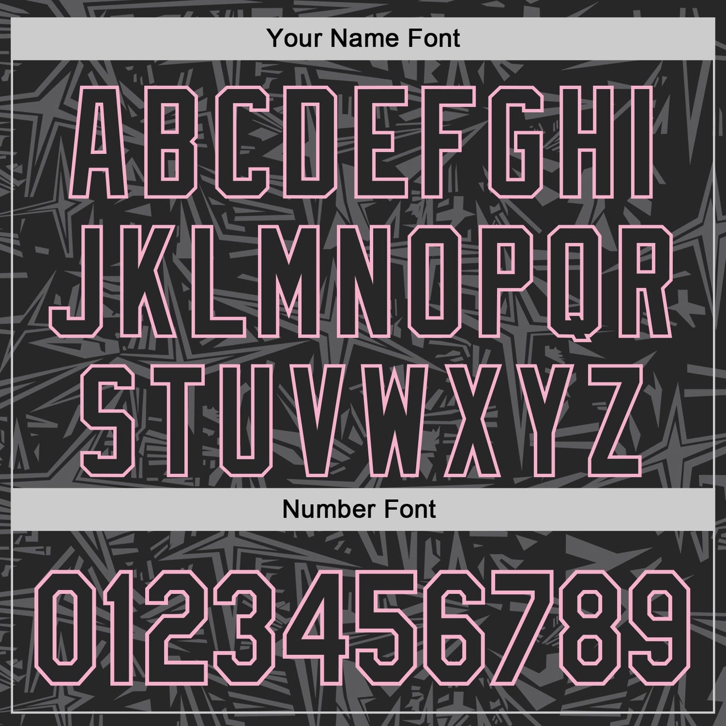 Custom Black Steel Gray-Light Pink Geometric Cyber Starburst Authentic Baseball Jersey view 5